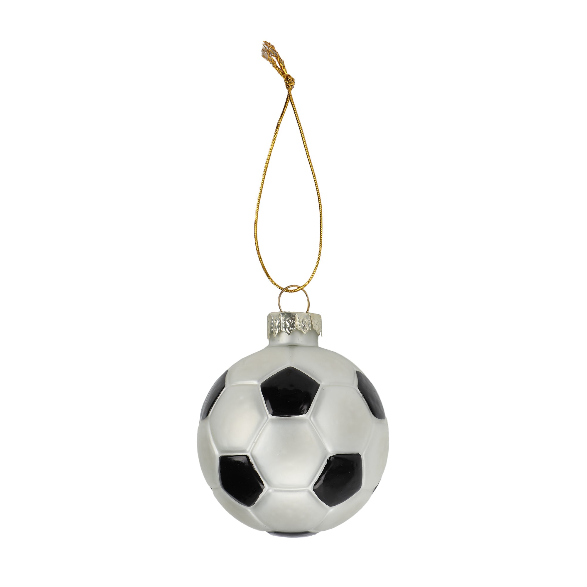 Set of 6 Sports Balls Glass Ornaments (Baseball, Basketball, Golf, Soccer, Tennis, Football)
