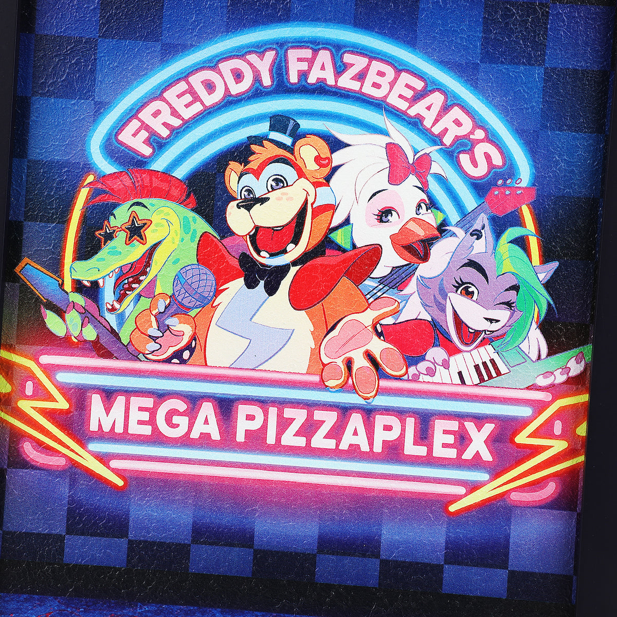 Five Nights At Freddy's Freddy Fazbear's Mega Pizzaplex 11" X 18" Wall Frame