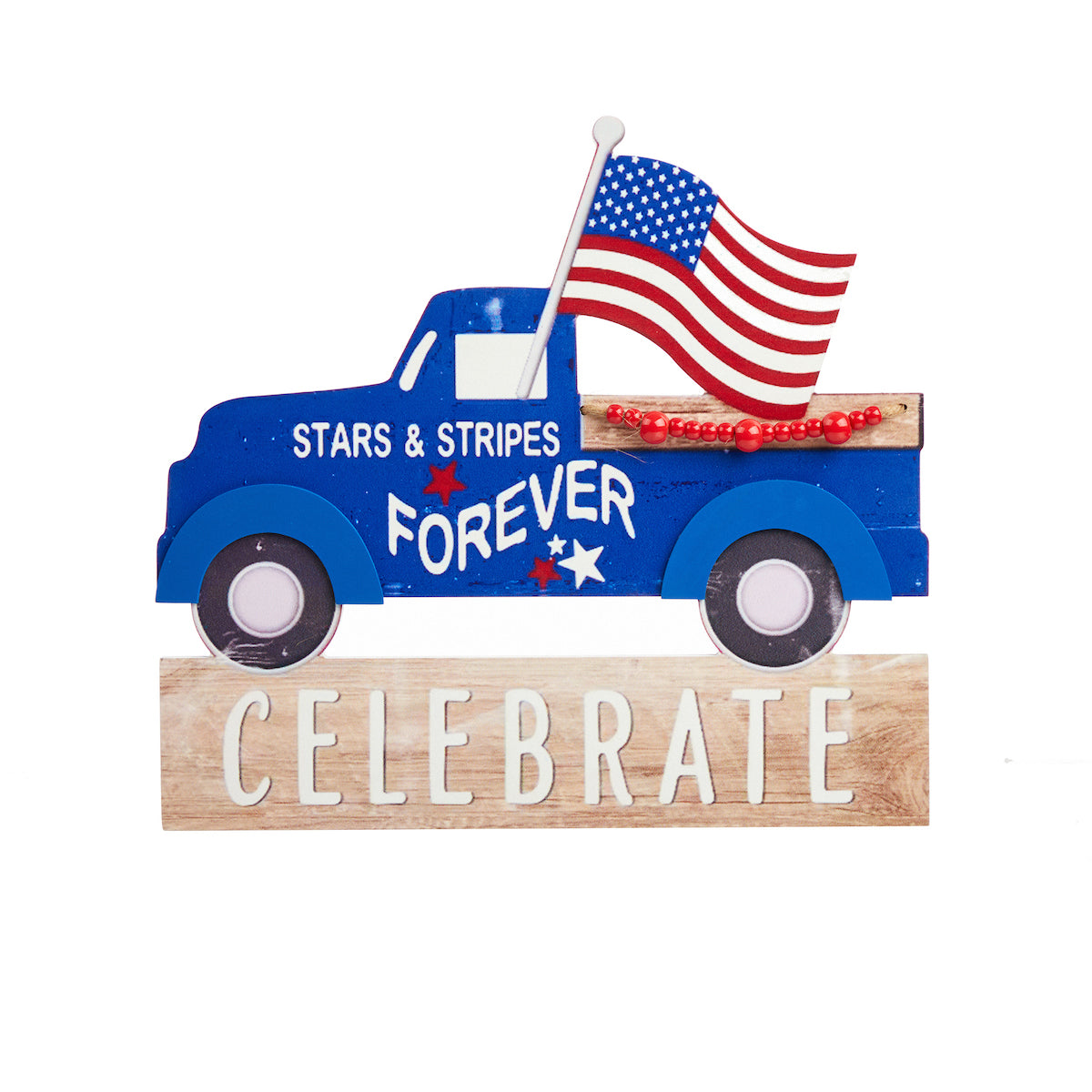 USA Stars & Stripes Forever Truck Wall Art Decoration