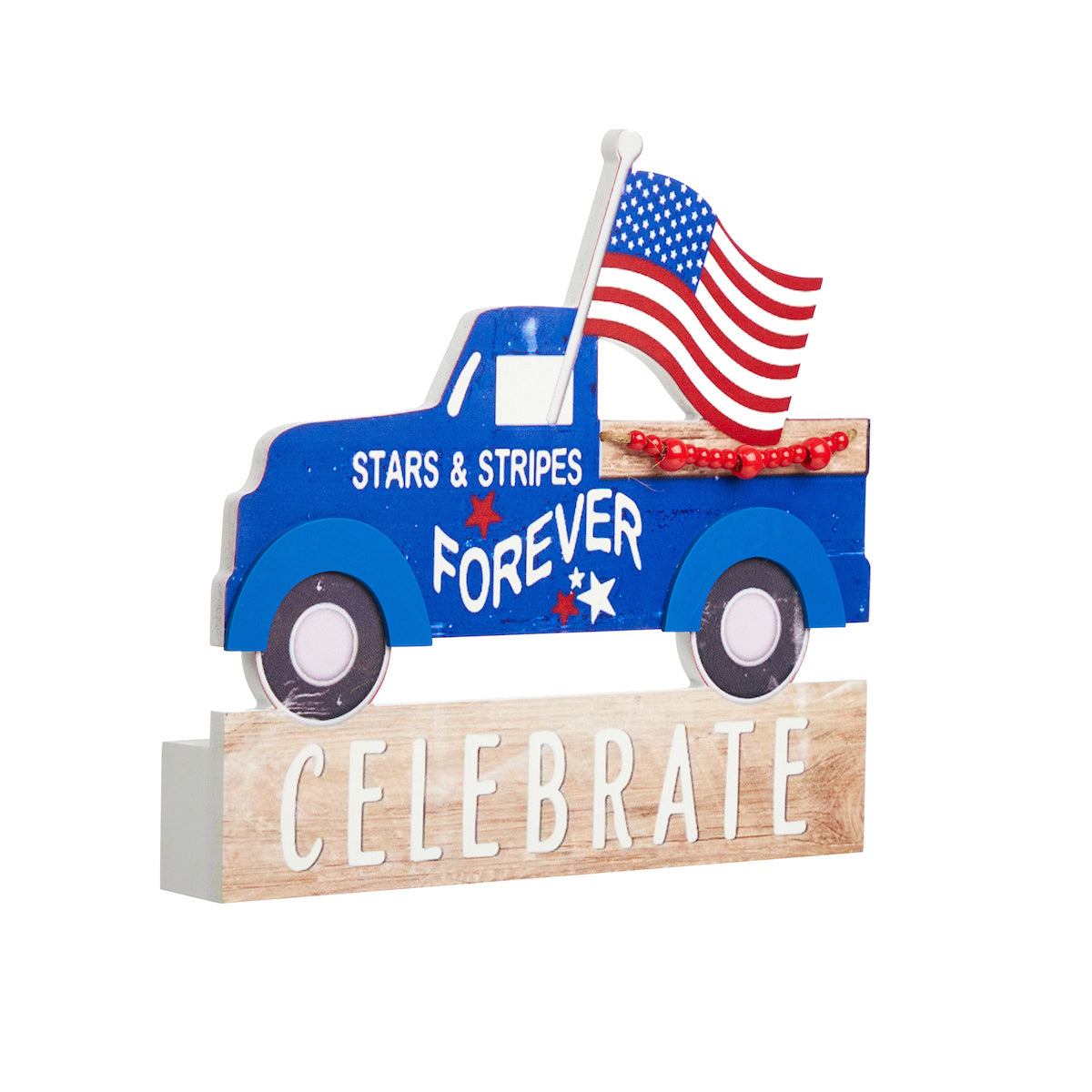 USA Stars & Stripes Forever Truck Wall Art Decoration