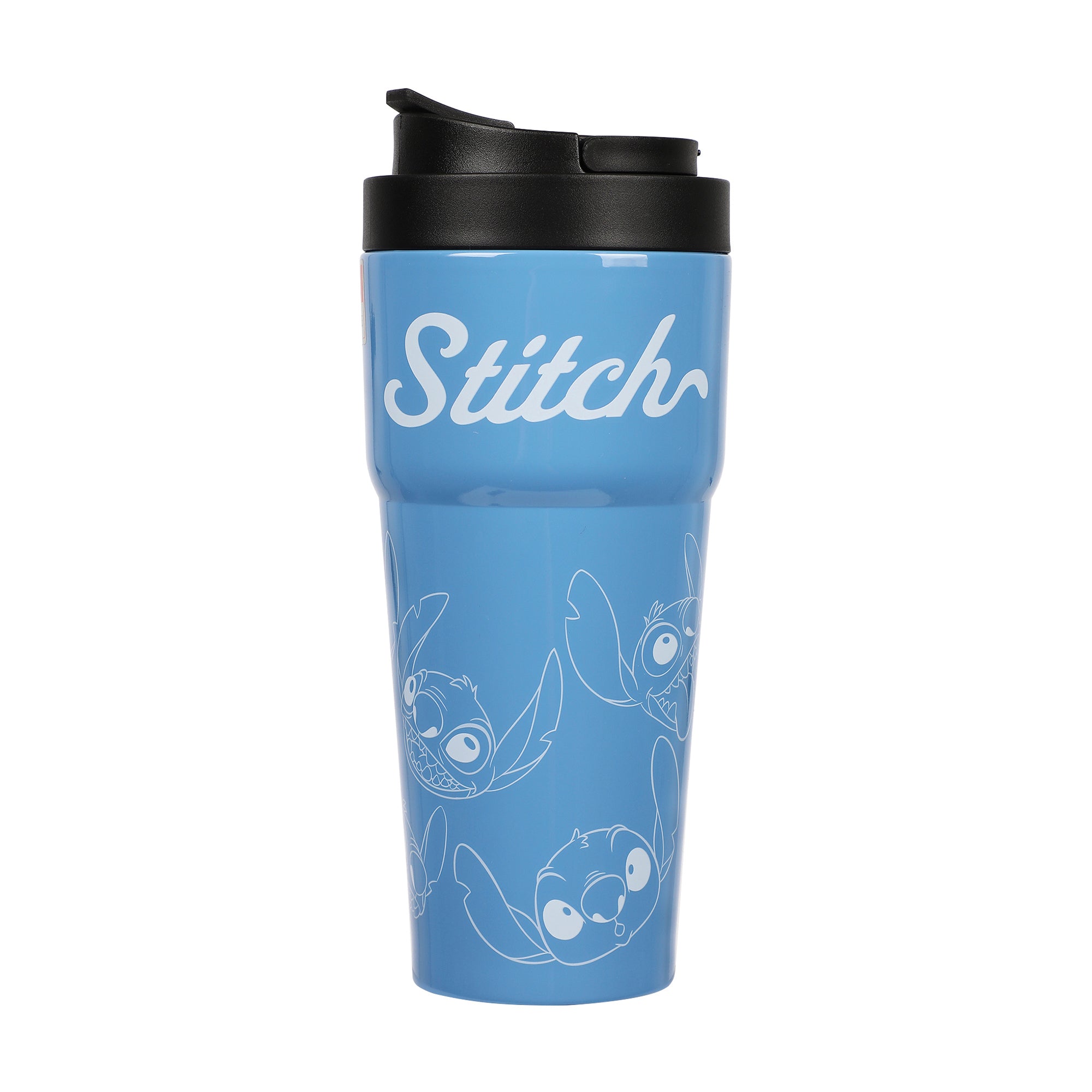 Lilo & Stitch Stitch Faces Blue 27 Oz Stainless Steel Coffee Tumbler