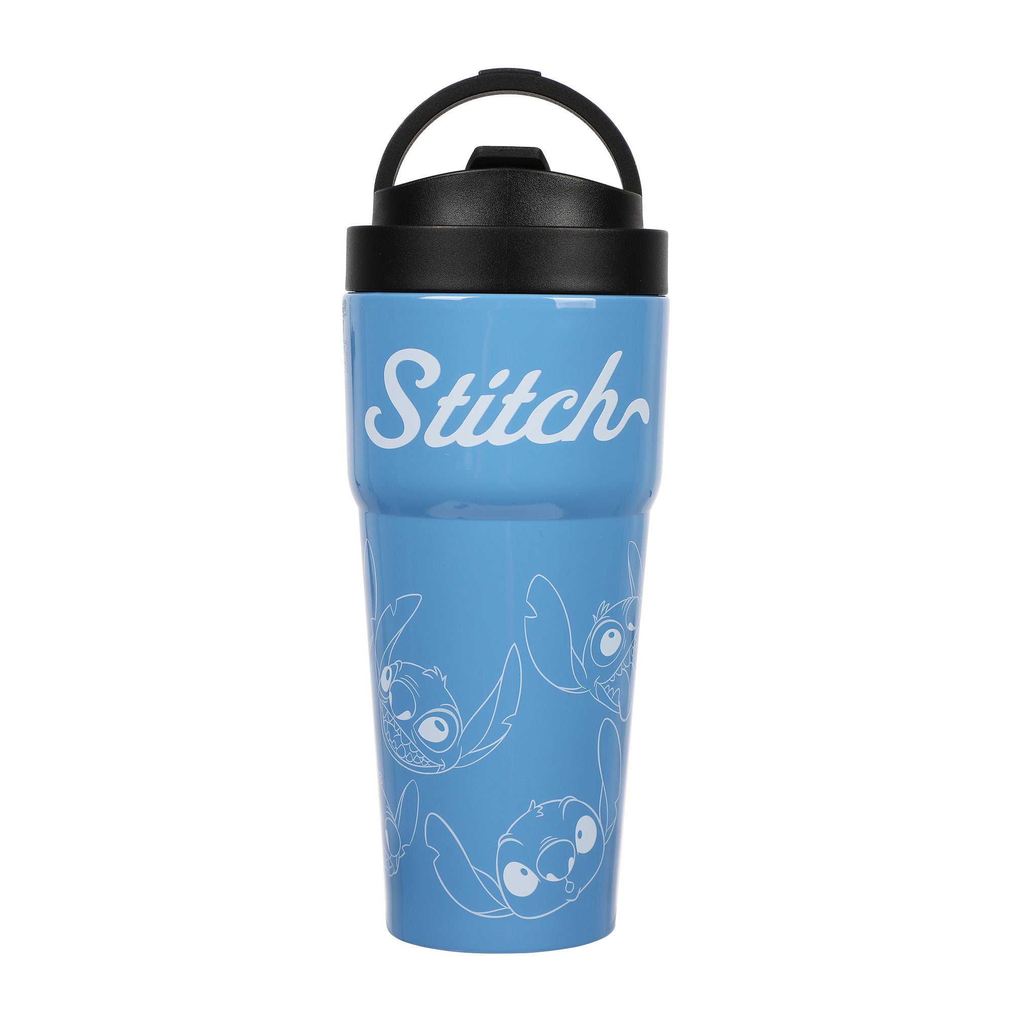 Lilo & Stitch Stitch Faces Blue 27 Oz Stainless Steel Coffee Tumbler