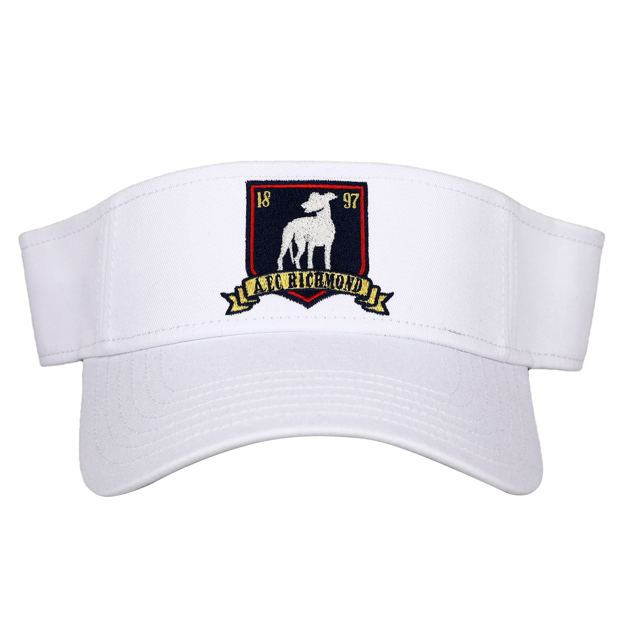 Ted Lasso AFC Richmond Greyhounds White Visor Officially Licensed