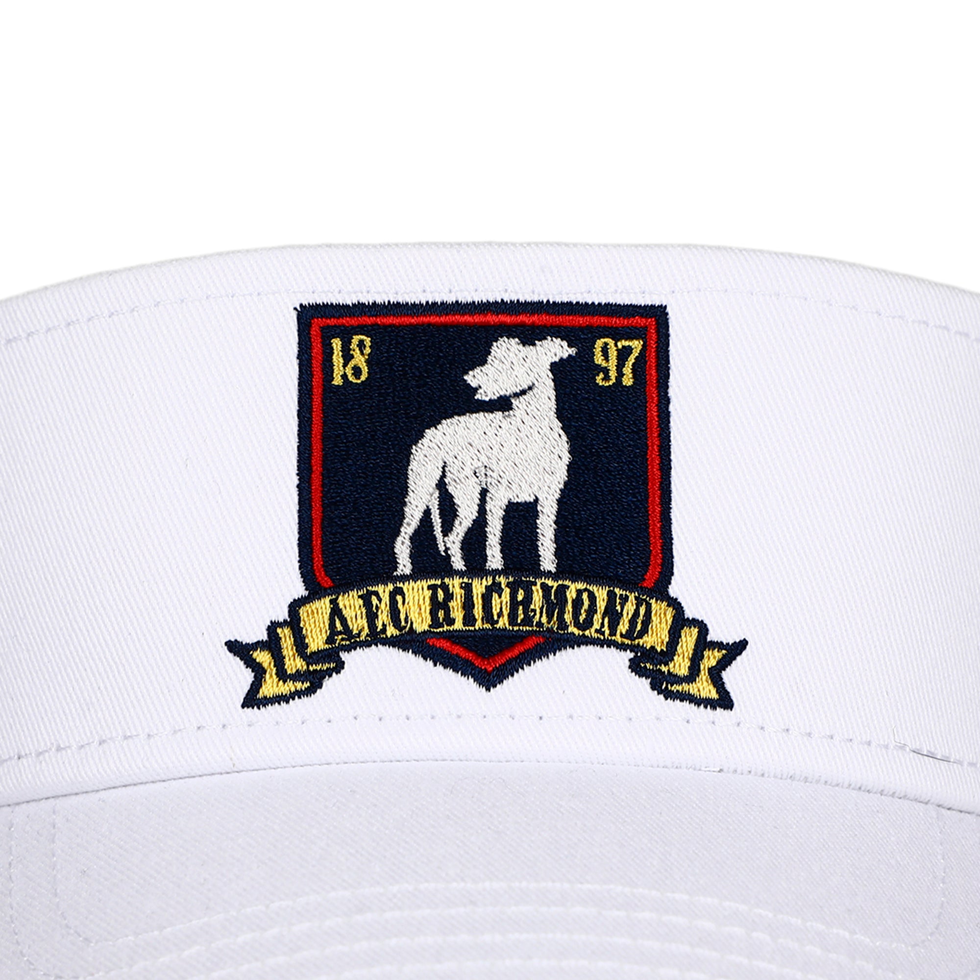 Ted Lasso AFC Richmond Greyhounds White Visor Officially Licensed