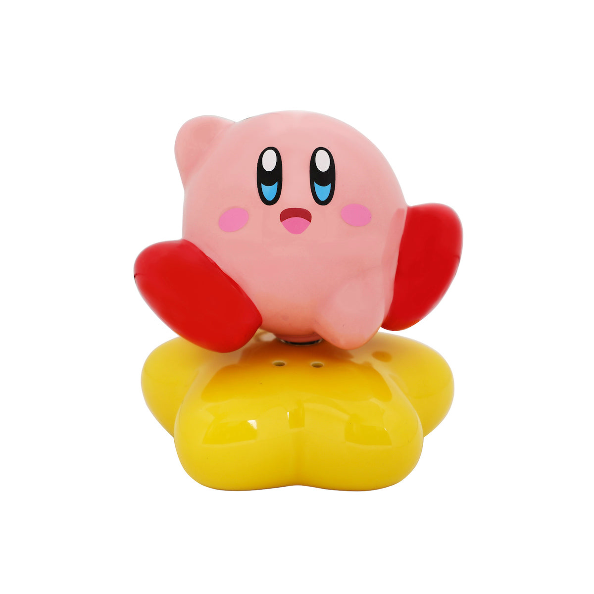 Kirby & Warp Star Sculpted Ceramic Salt & Pepper Shakers
