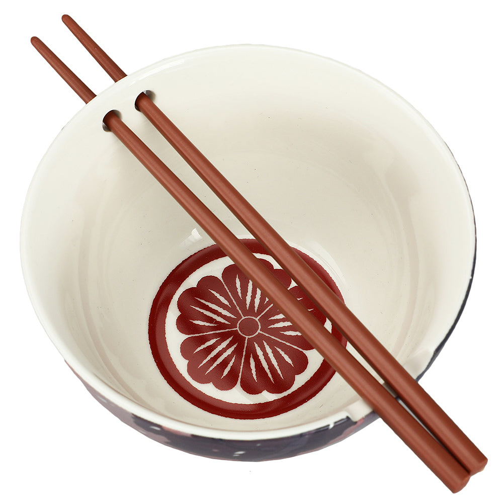 Godzilla 20 oz Ramen Bowl with Chopsticks
