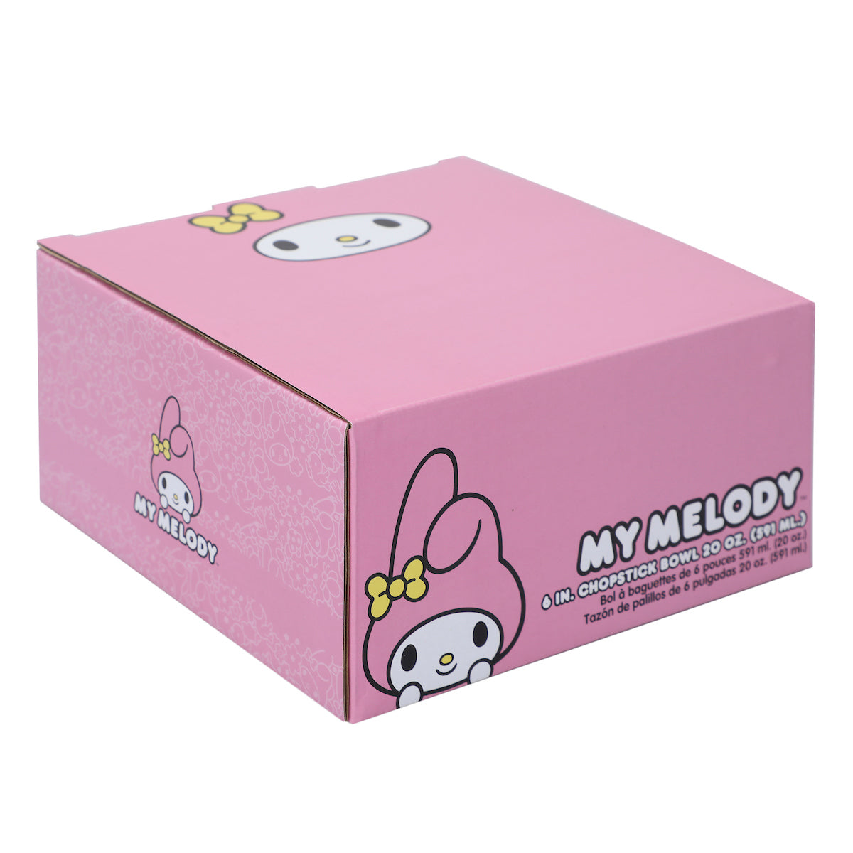 My Melody Character Face 20 oz Ramen Bowl With Chopsticks