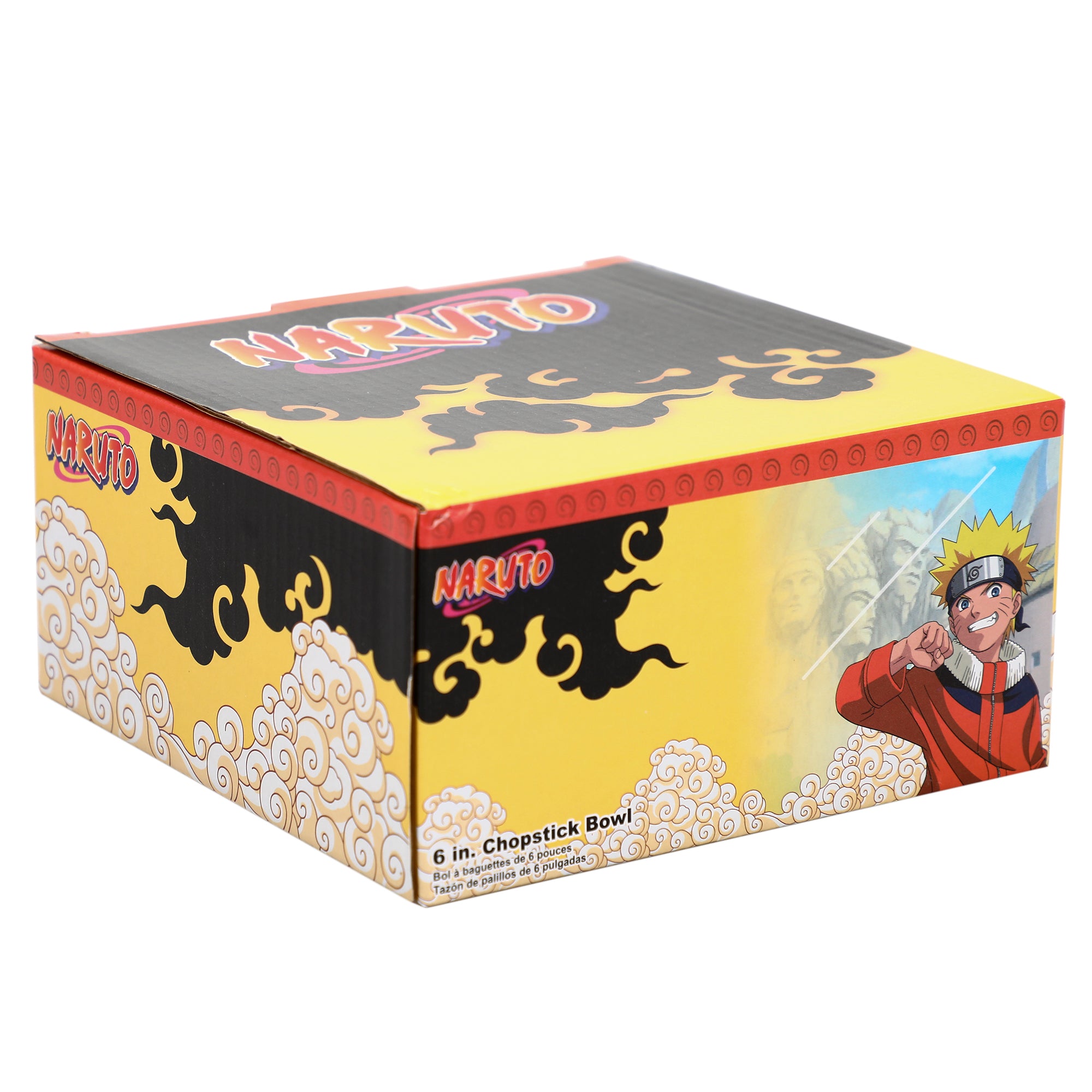 Naruto Uzumaki Eating Noodles 20 oz Ramen Bowl With Chopsticks