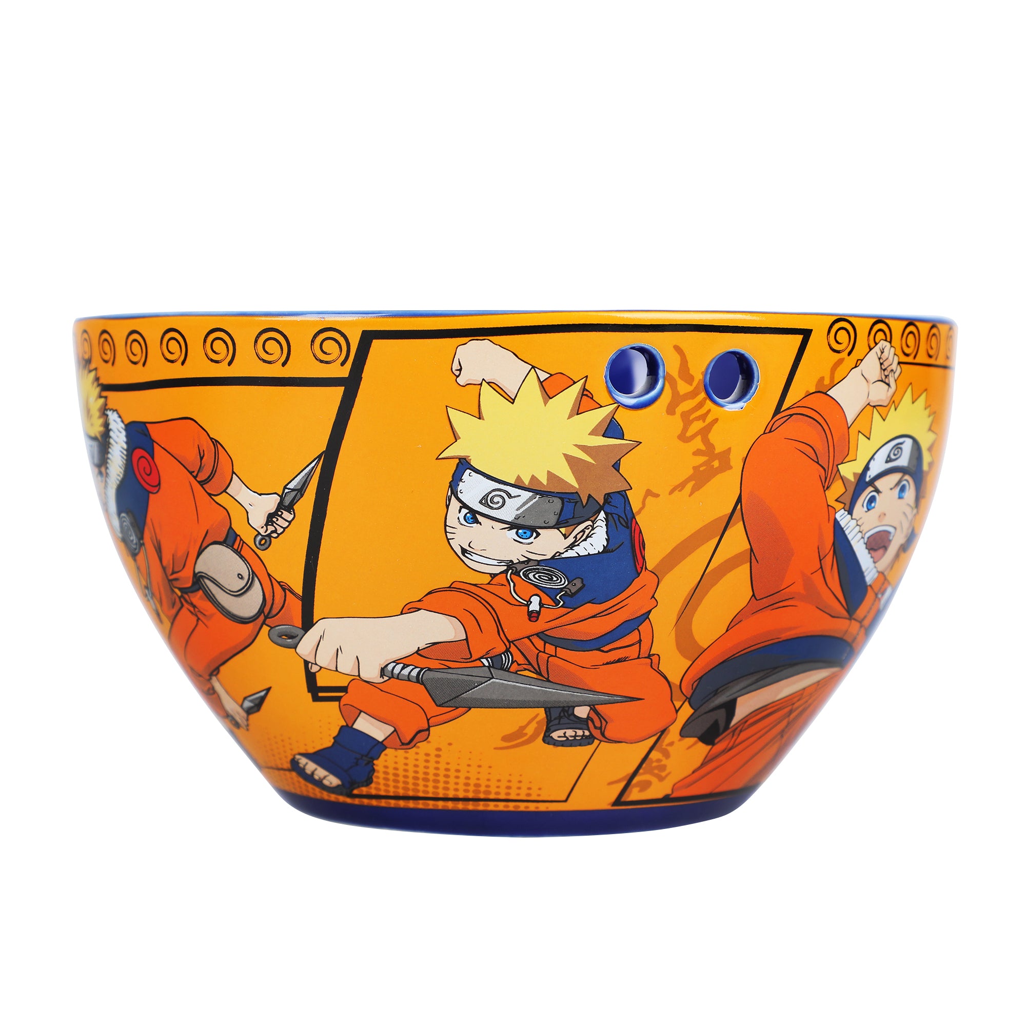 Naruto Ceramic Ramen Bowl and Plastic Chopsticks Set