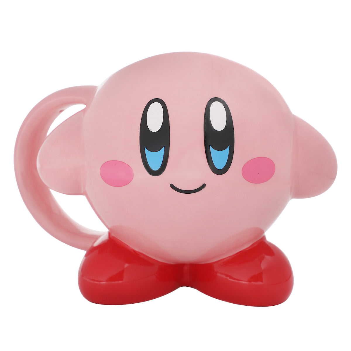 Kirby 16 Oz Pink Sculpted Ceramic Character Mug