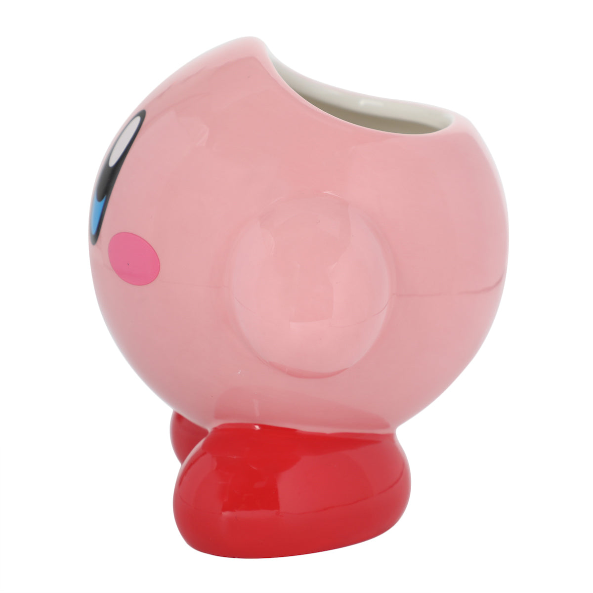 Kirby 16 Oz Pink Sculpted Ceramic Character Mug