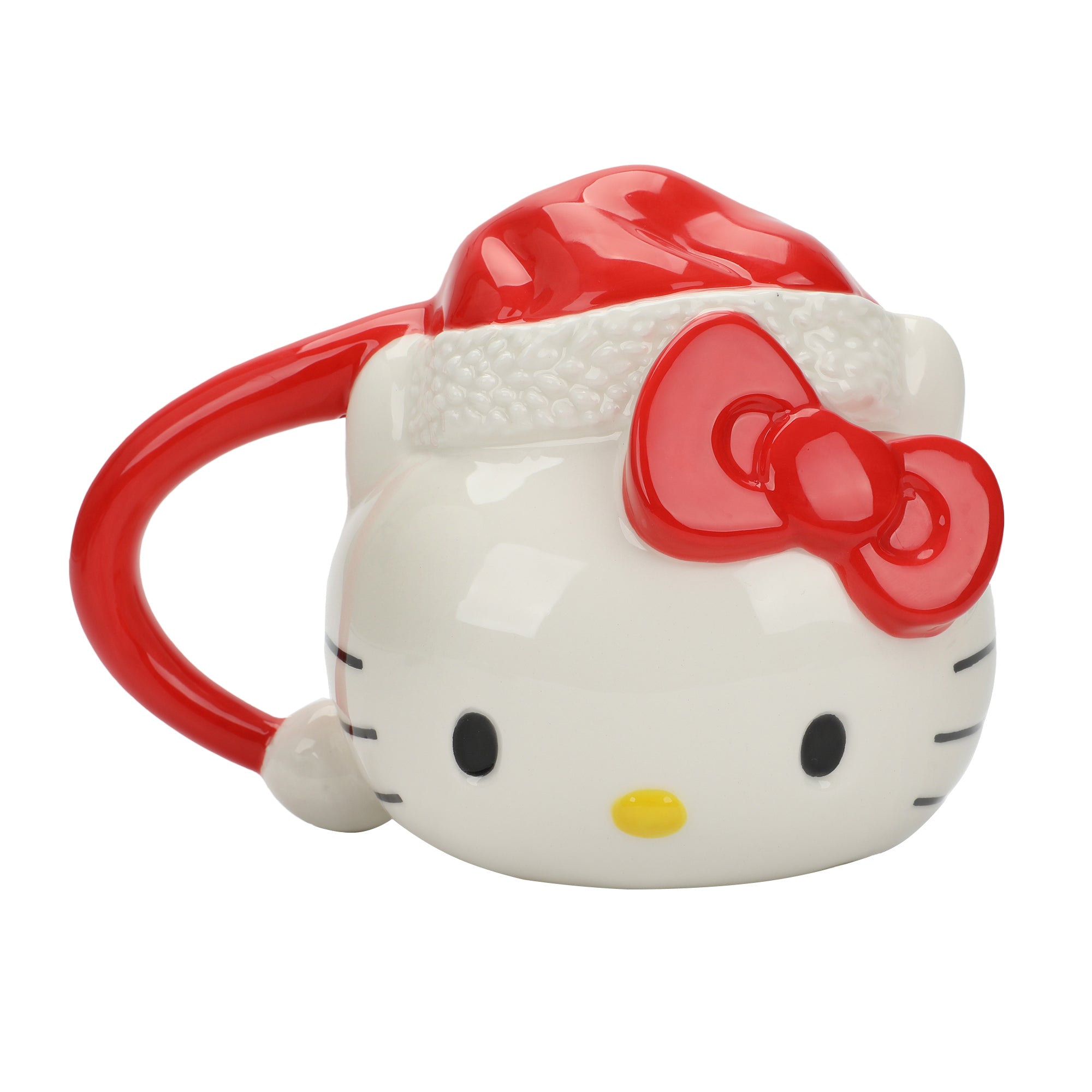 Hello Kitty Santa Hat 16 oz. Ceramic Sculpted Character Mug