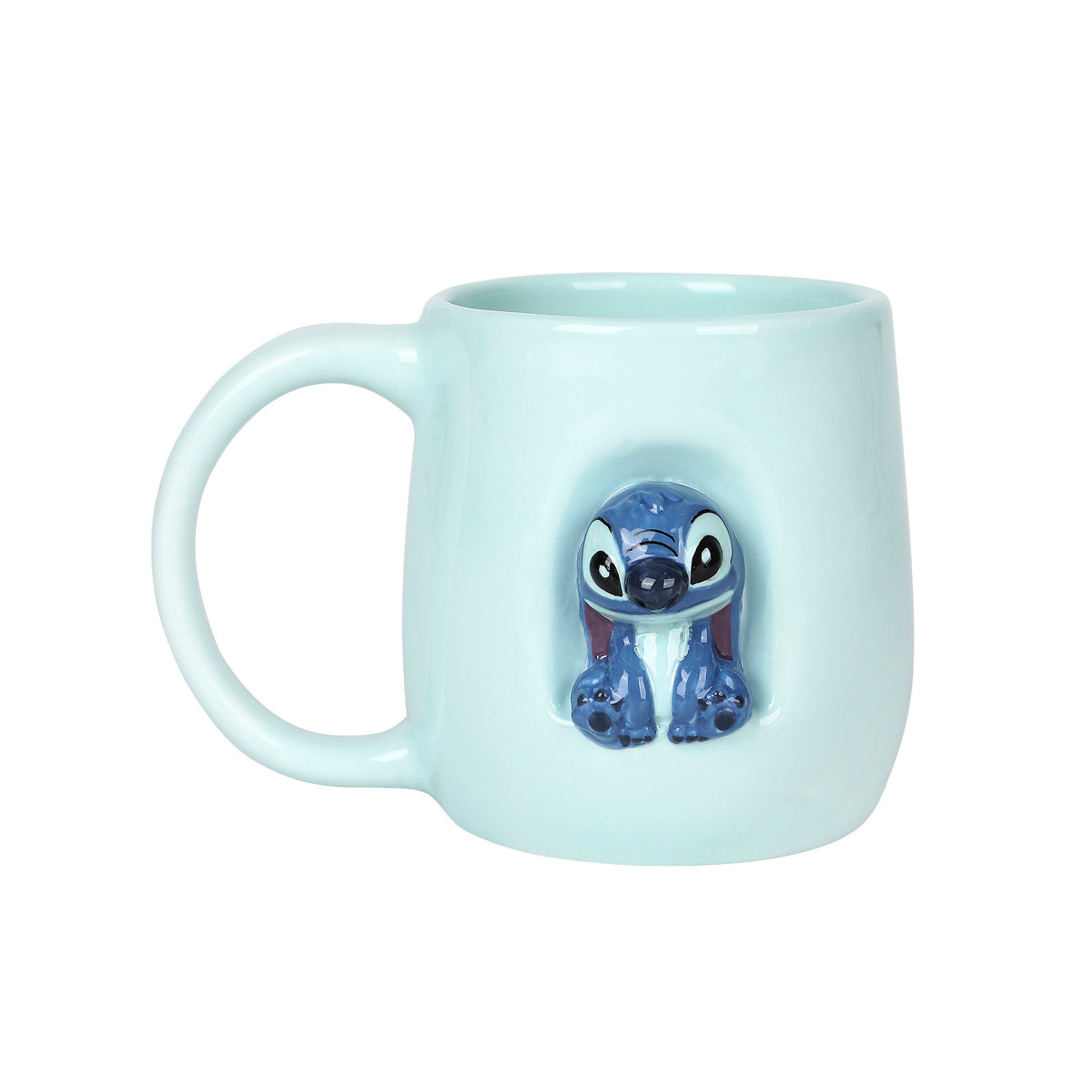 Lilo & Stitch Stitch Sculpted Sitting Ceramic Mug 16 oz