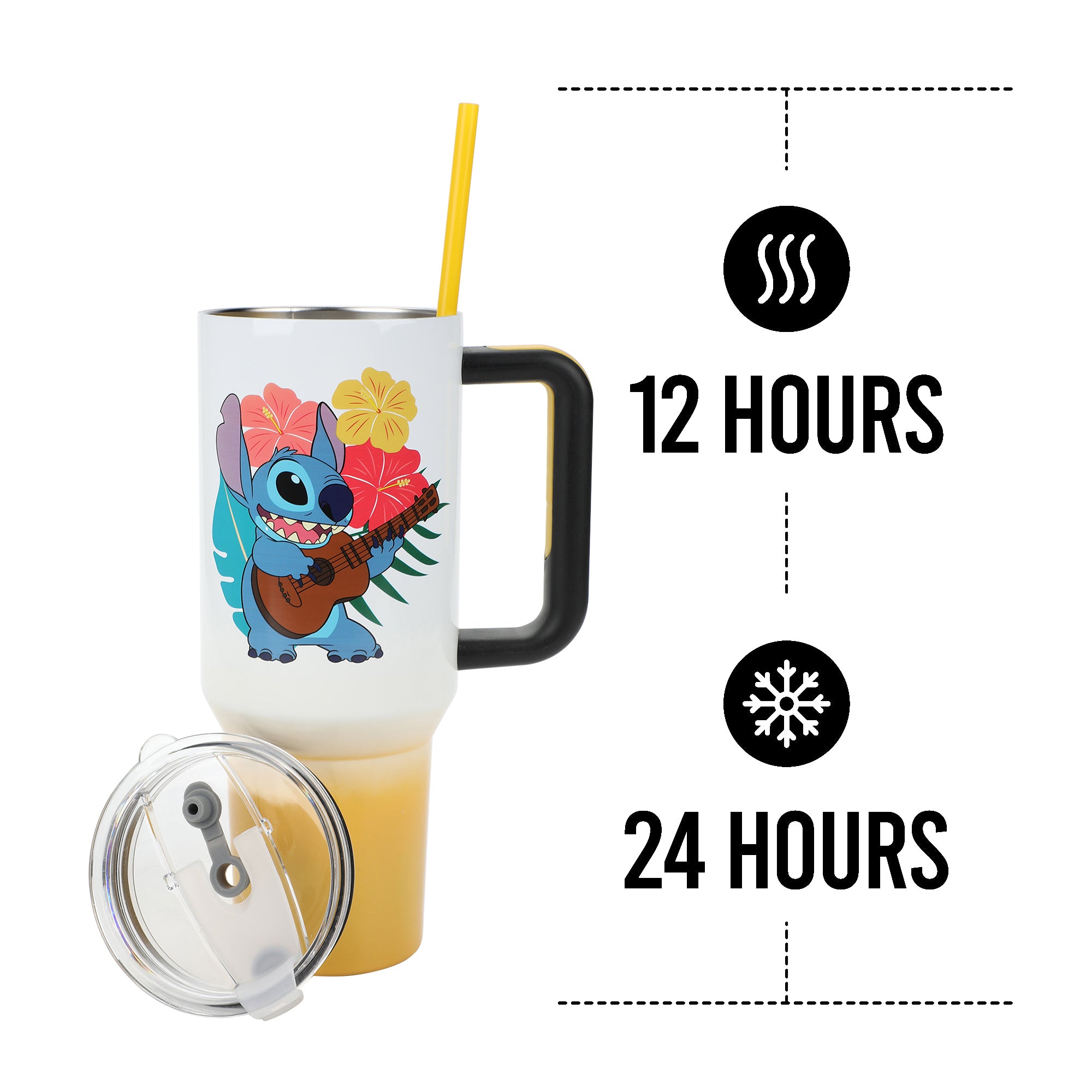Disney's Stitch Hawaiian 40 Oz. Stainless Steel Tumbler
