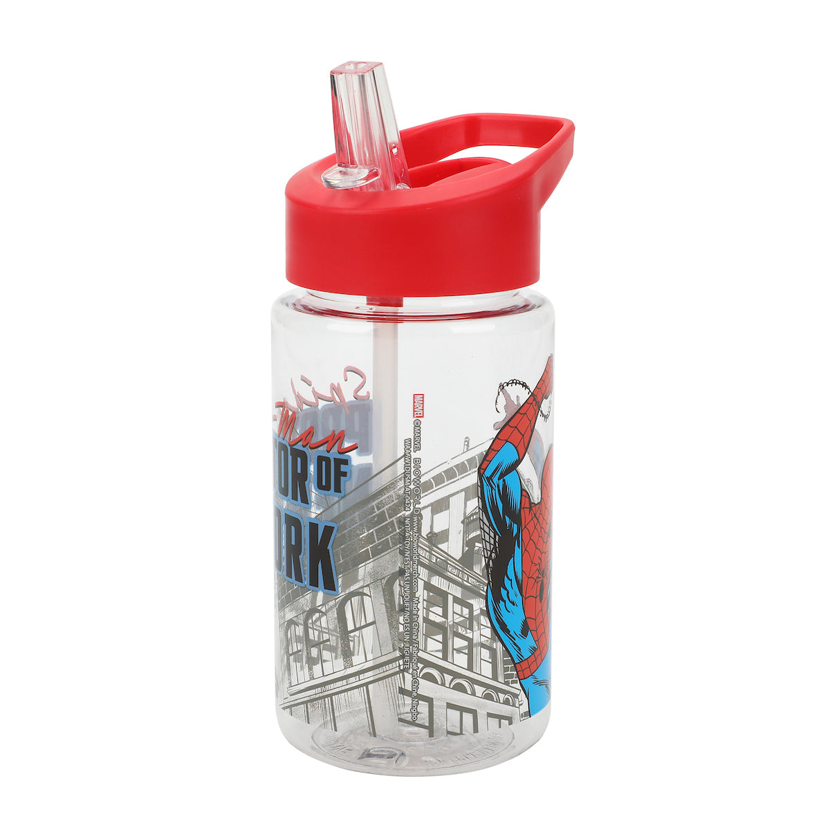 Marvel Spider-Man & Venom 2-Pack 14 Oz Plastic Water Bottle Set