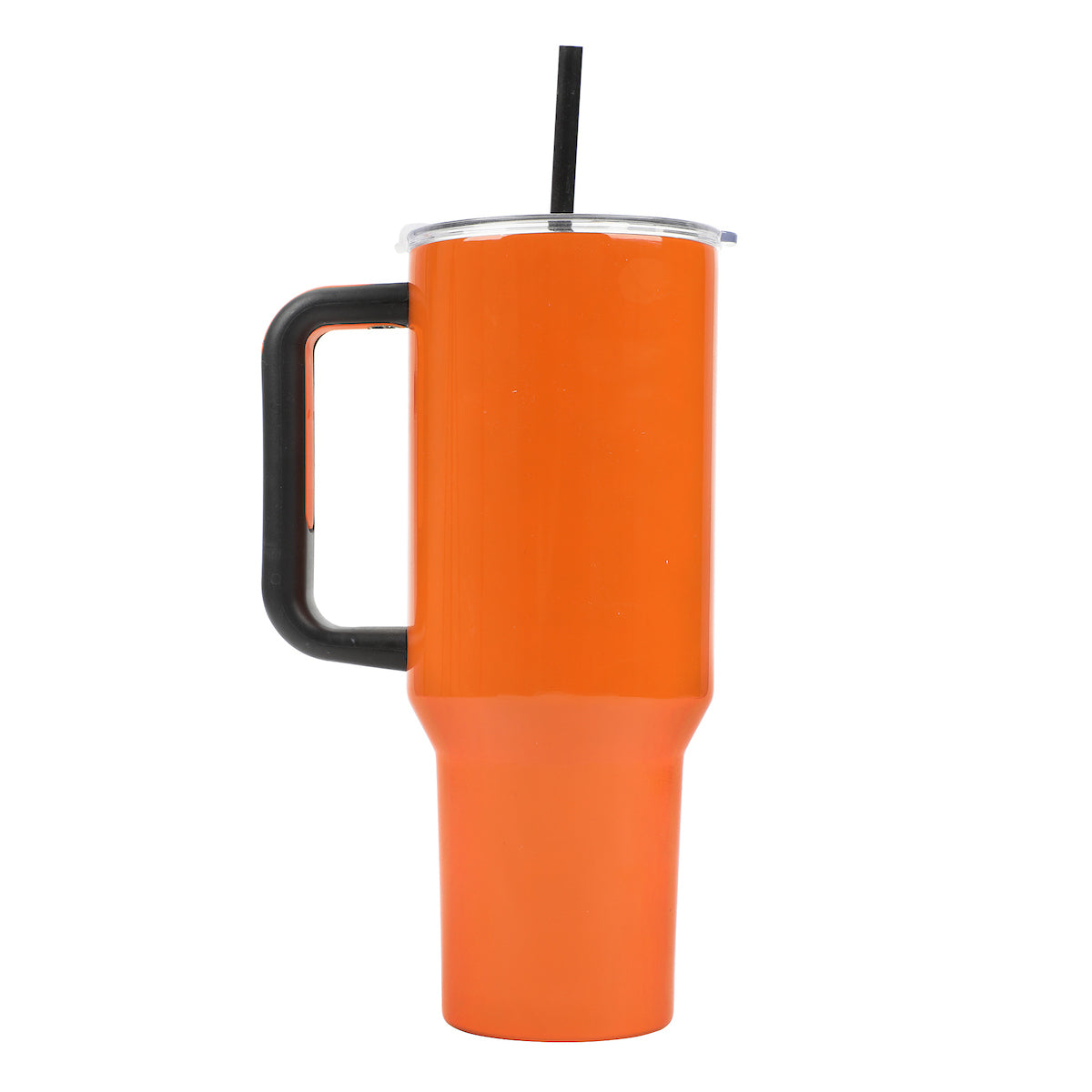 Halloween Jack-O'-Lantern 40 Oz Orange Stainless Steel Tumbler with Handle