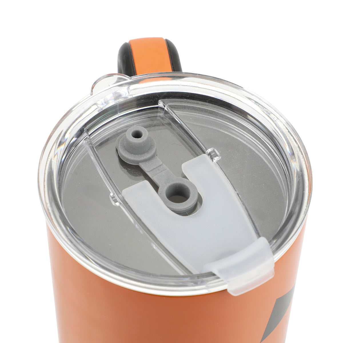 Halloween Jack-O'-Lantern 40 Oz Orange Stainless Steel Tumbler with Handle