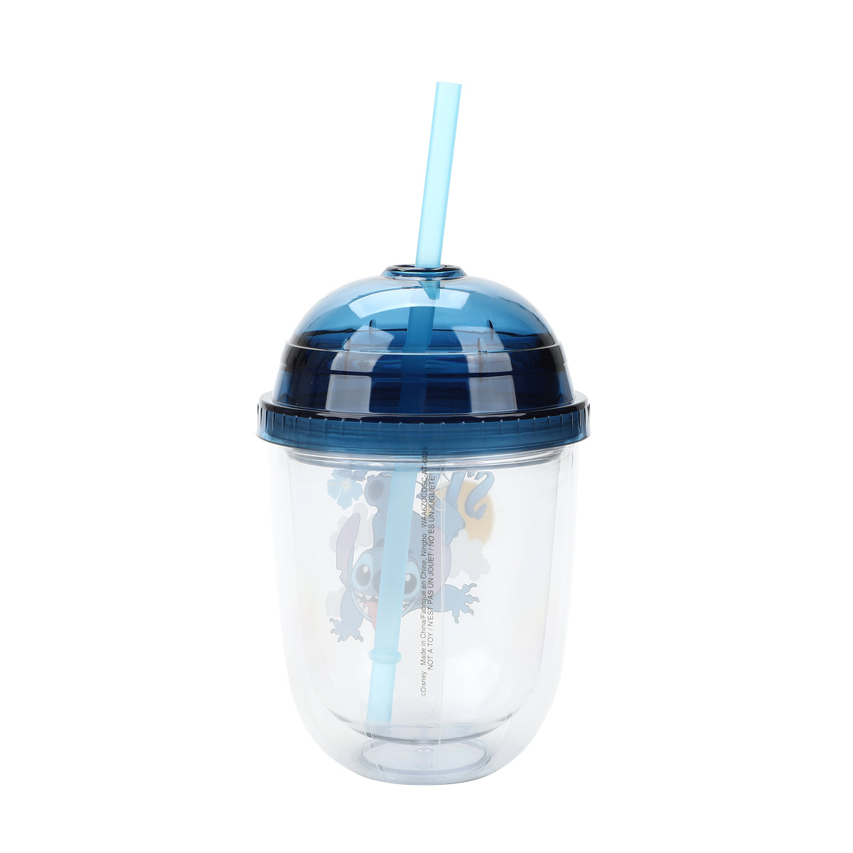 Disney Stitch With Palm Leaves 13 Oz Double Wall Plastic Cup