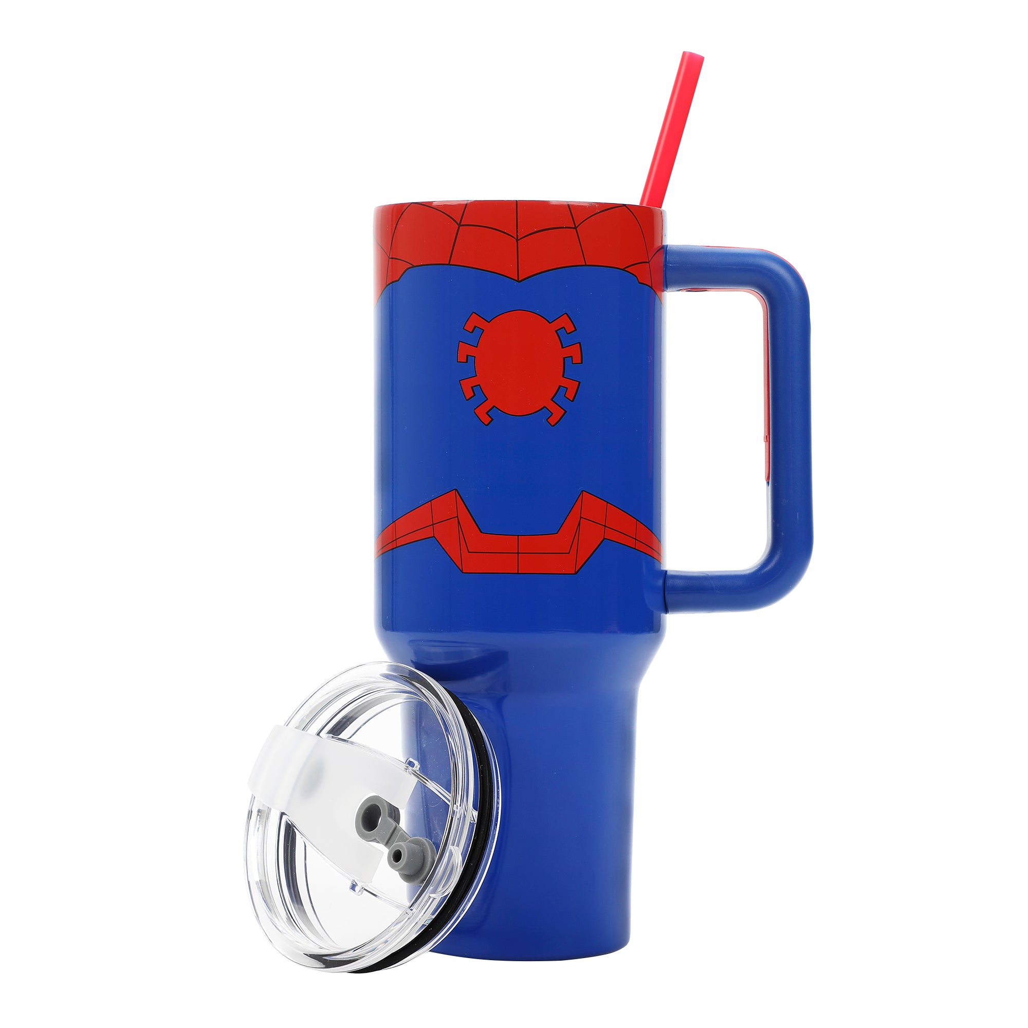 Marvel Spider-Man Costume 40 Oz Stainless Steel Tumbler With Handle-OSFA