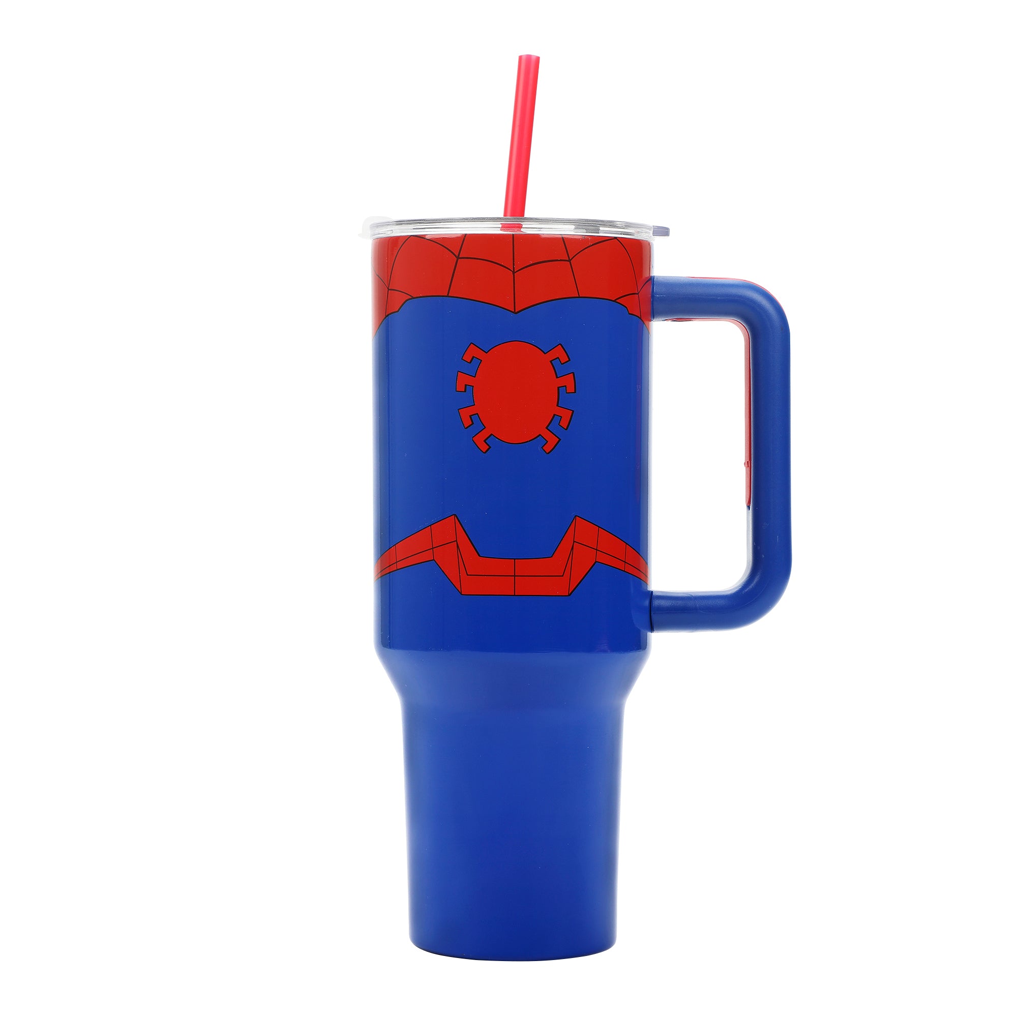 Marvel Spider-Man Costume 40 Oz Stainless Steel Tumbler With Handle-OSFA