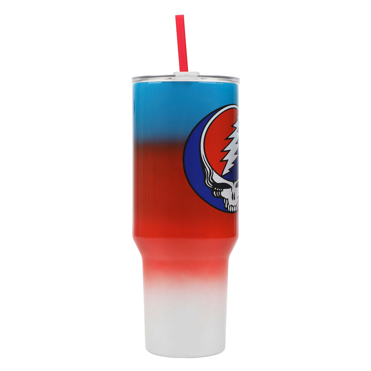 Grateful Dead Logo 40 Oz Ombre Stainless Steel Tumbler With Handle
