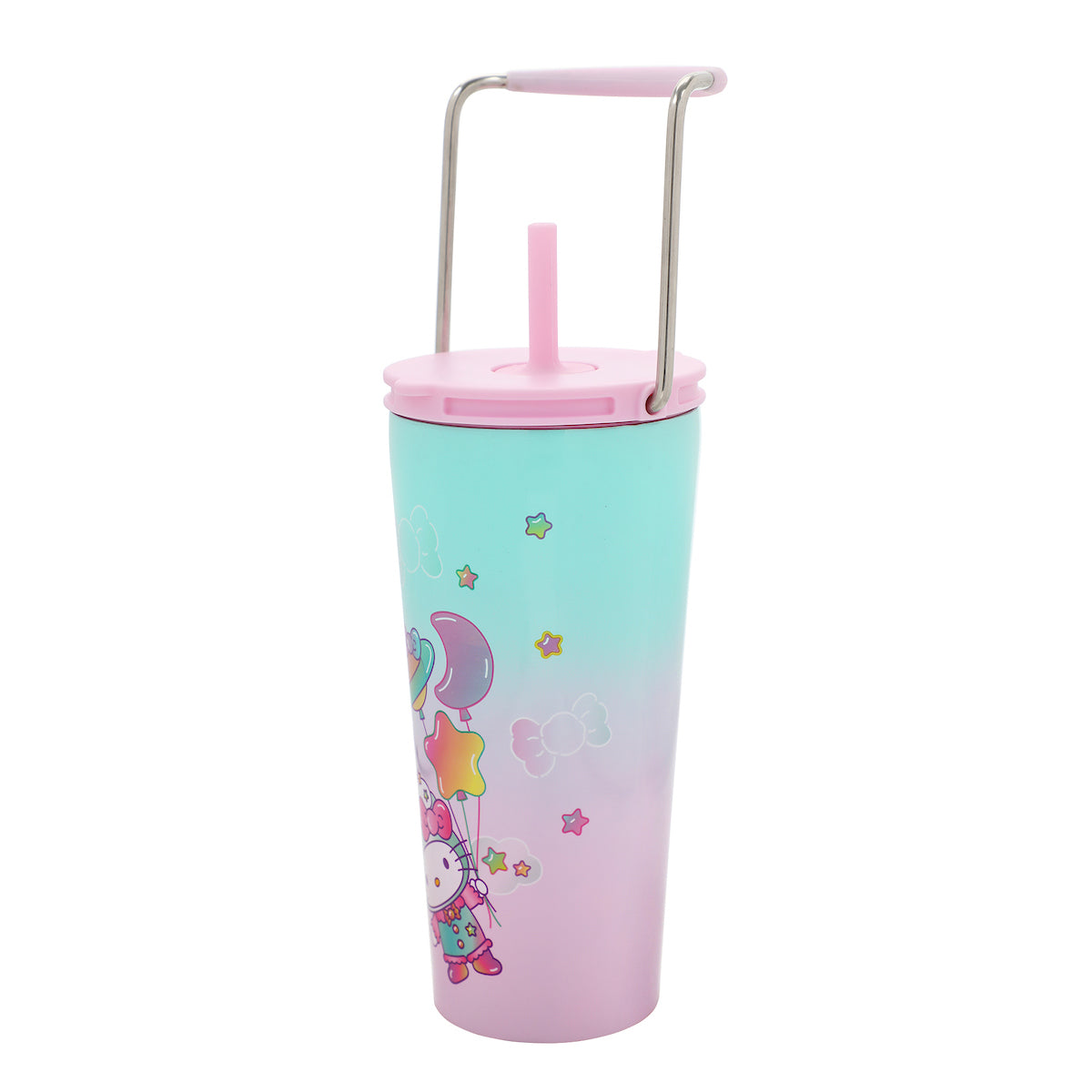 Hello Kitty & Friends Sweets Outfits 20 Oz Blue & Purple Stainless Steel Tumbler