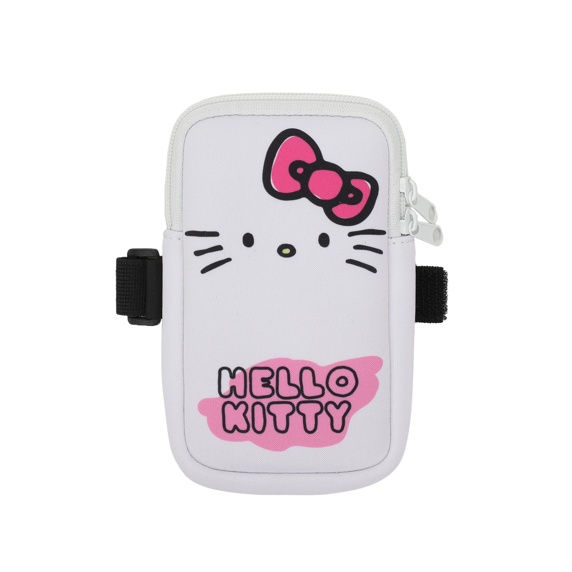 Bioworld Hello Kitty 40 Oz Vacuum Insulated Stainless Steel Tumbler with Handle & Slip-On Pouch, Leak-Proof Lid for Travel, Work, or Home