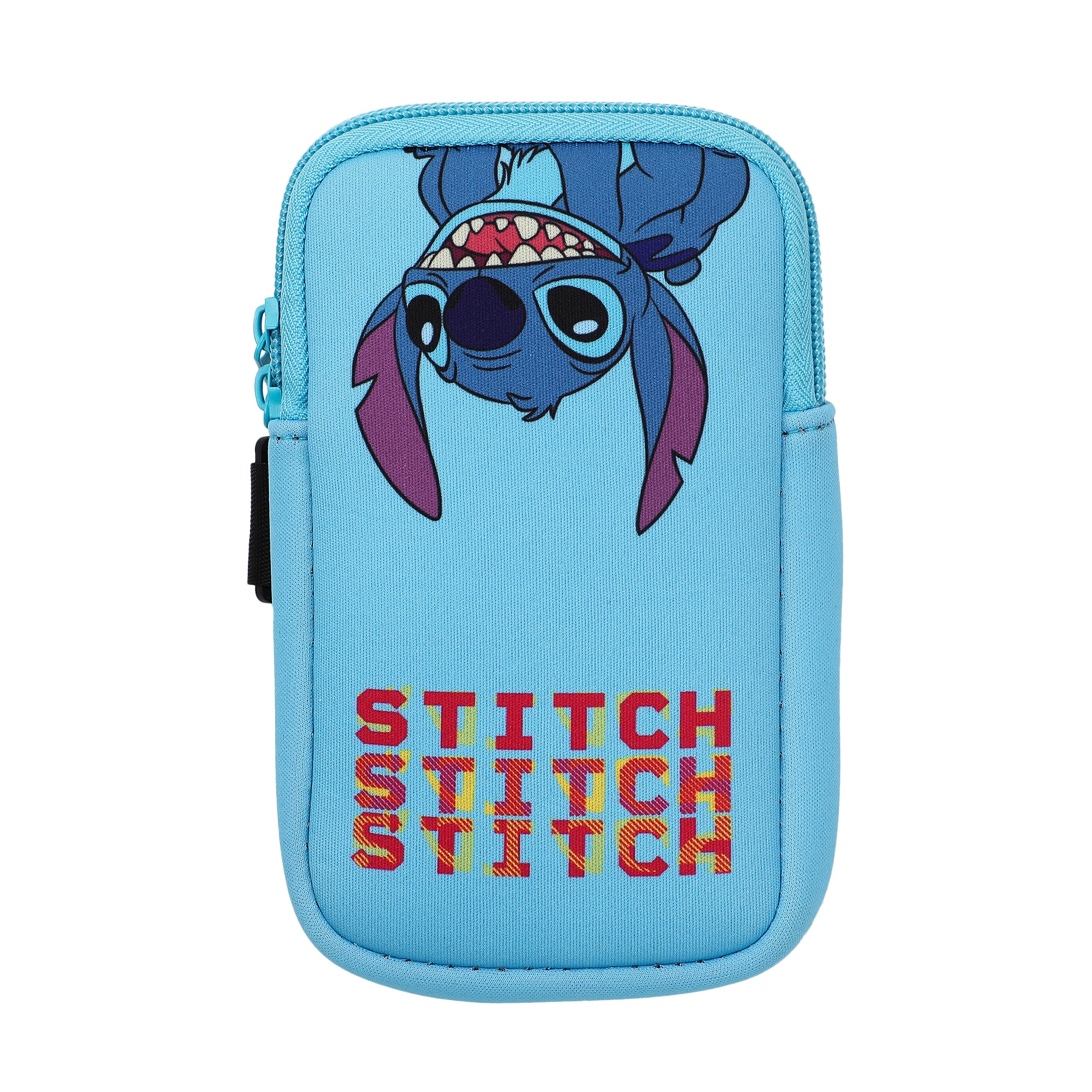 Disney Stitch Tropical Fruits & Flowers 40 Oz Blue Stainless Steel Tumbler With Removable Pouch