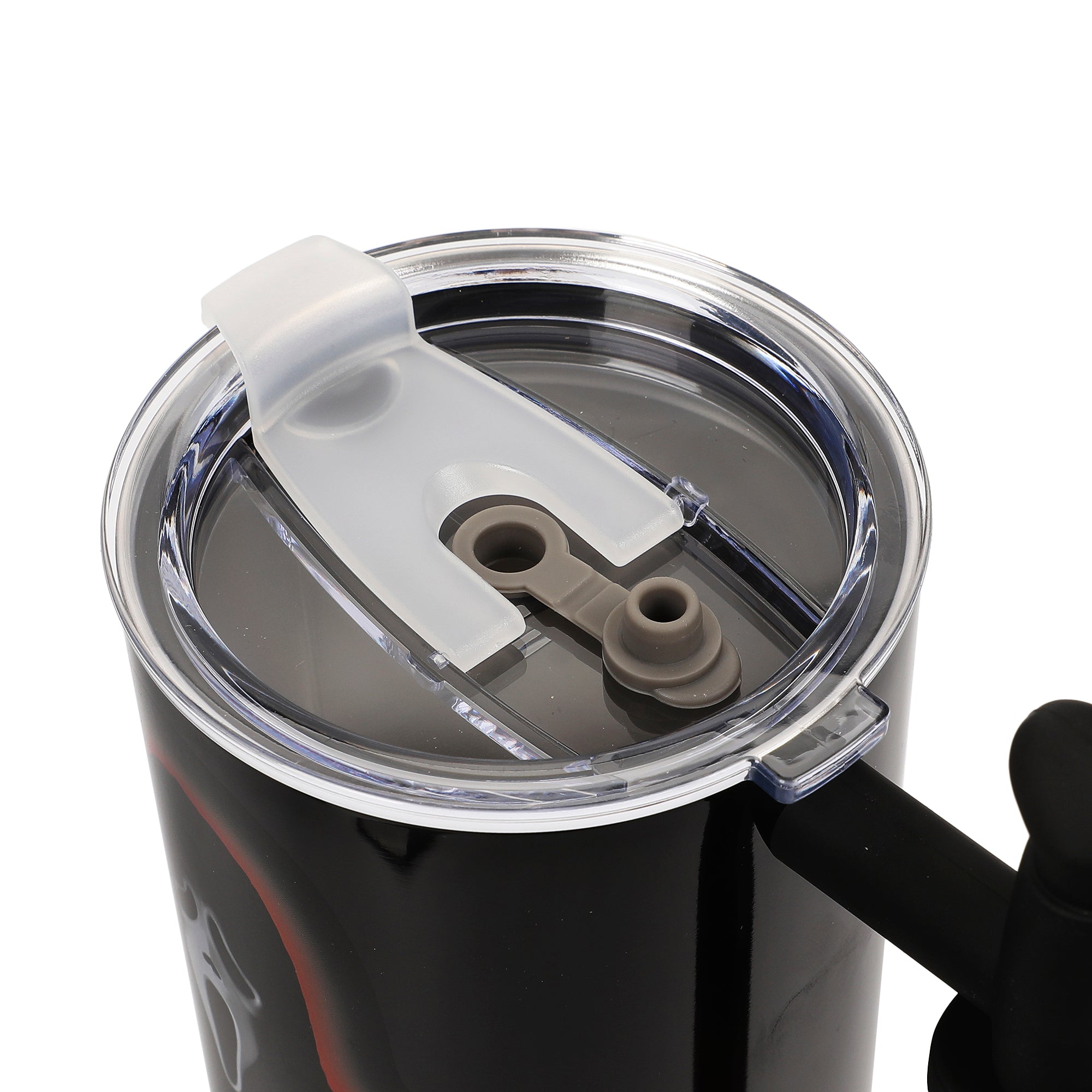 Ghostface Text and Logo 40 Oz. Stainless Steel Tumbler With Dagger Handle