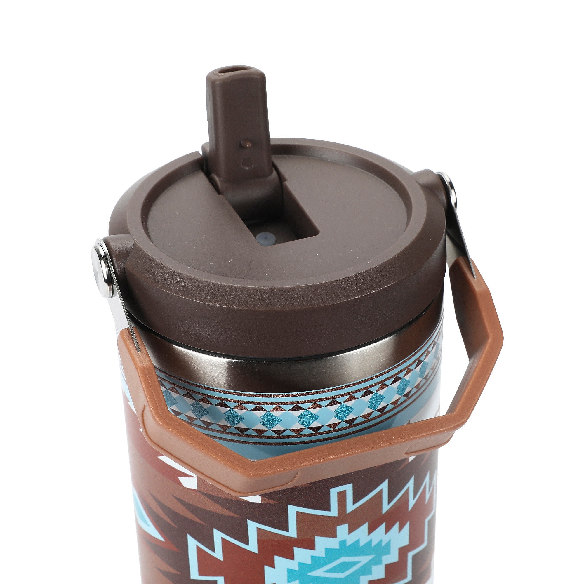 Wrangler Native Pattern 40 Oz Stainless Steel Water Bottle
