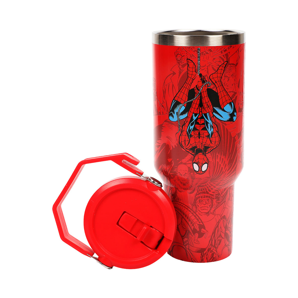 Spider-Man The Amazing Spider-Man 40 Oz. Stainless Steel Top Handle Tumbler
