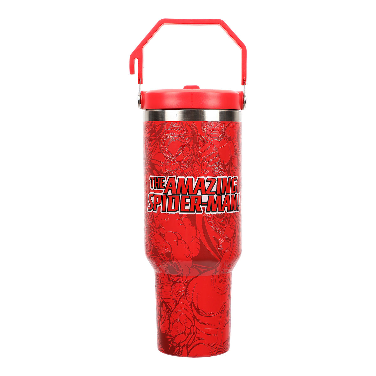 Spider-Man The Amazing Spider-Man 40 Oz. Stainless Steel Top Handle Tumbler