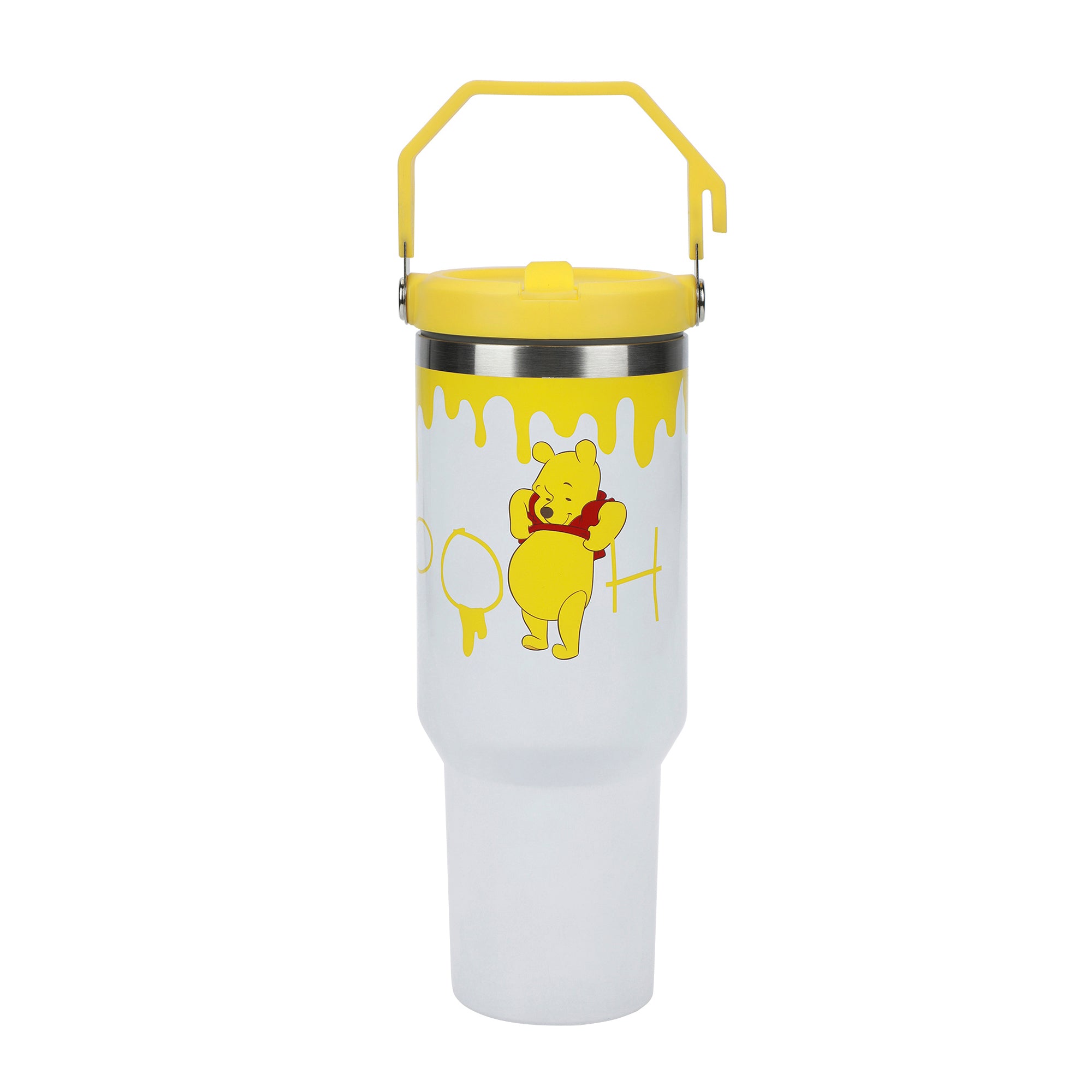 Winnie The Pooh Honey Drip 40 Oz White Stainless Steel Water Bottle