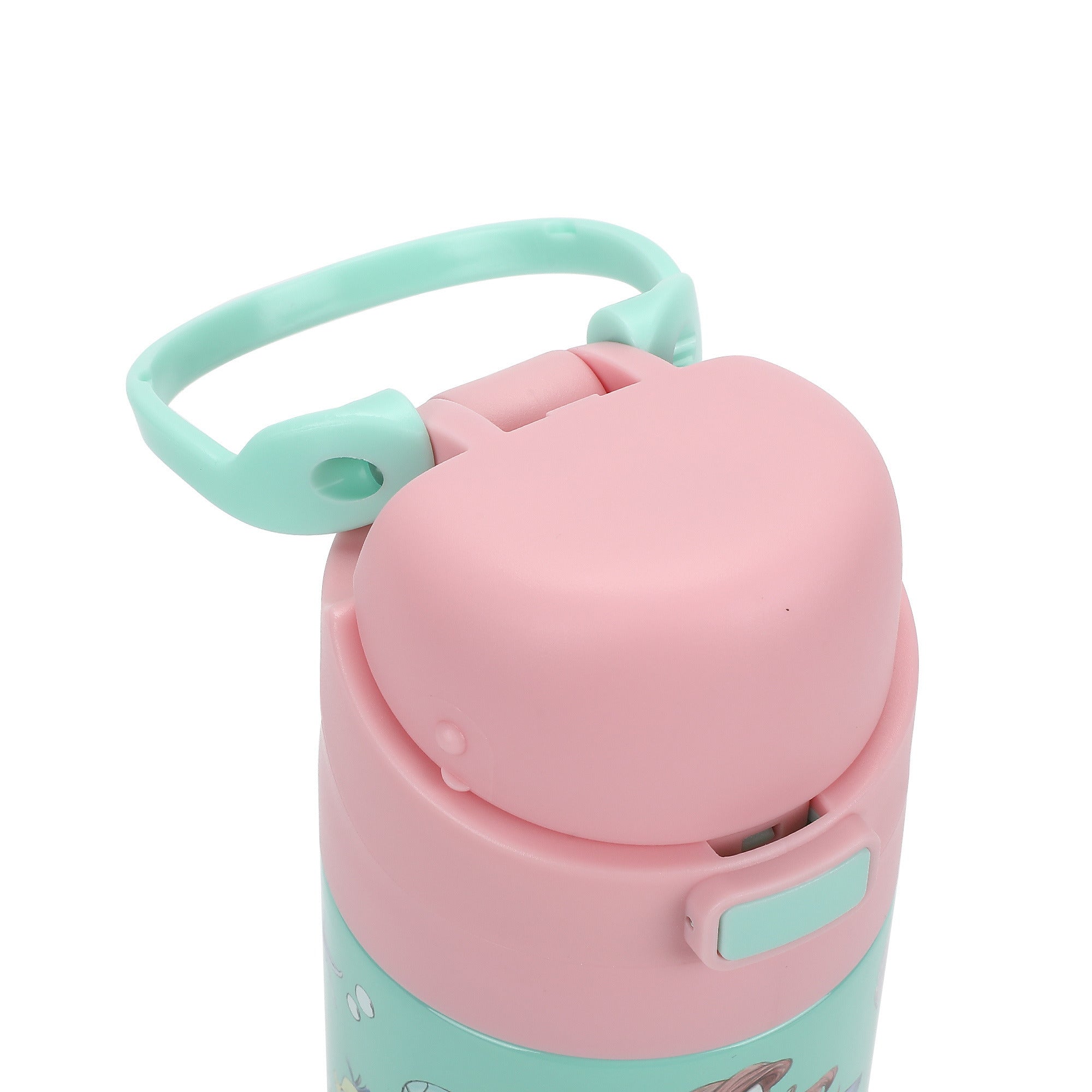 The Little Mermaid Ariel & Flounder All-Over Print 24 Oz Stainless Steel Water Bottle