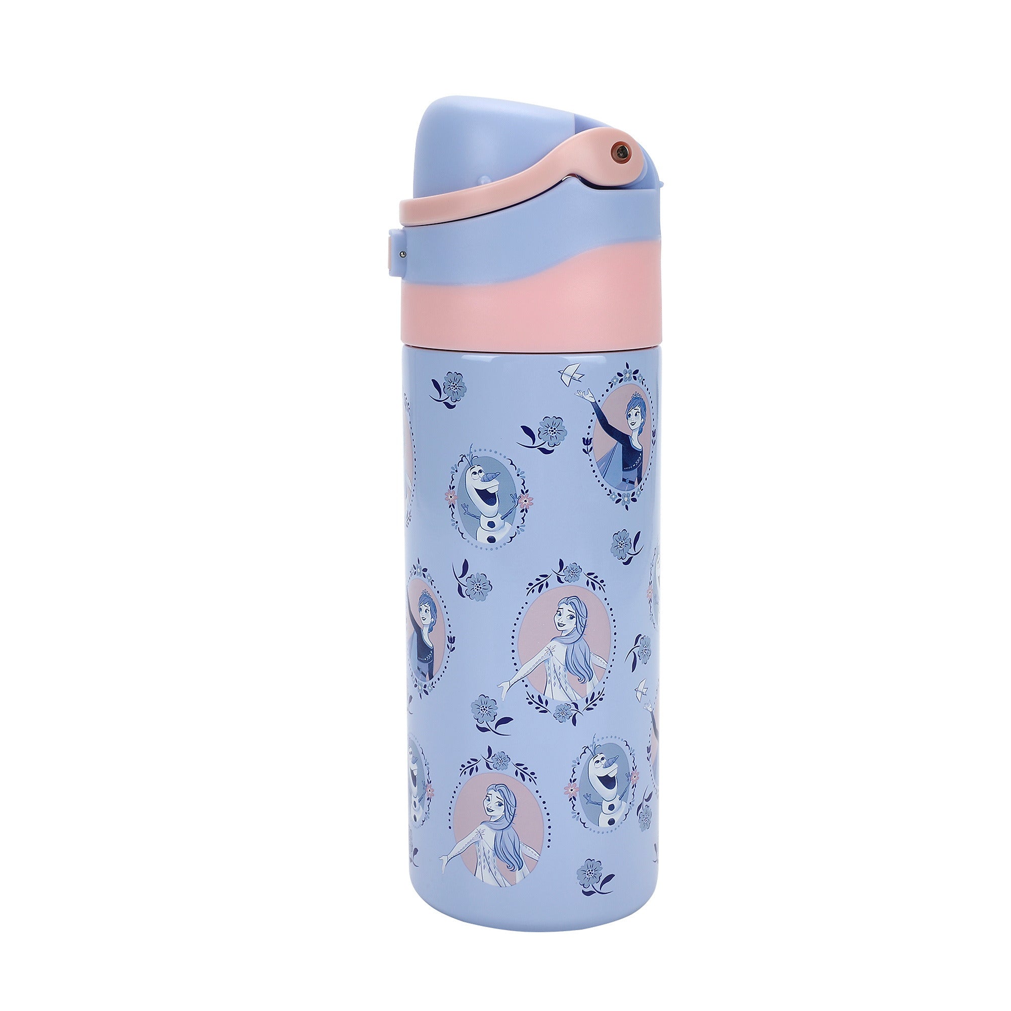Frozen All-Over Character Print 24 Oz Stainless Steel Water Bottle