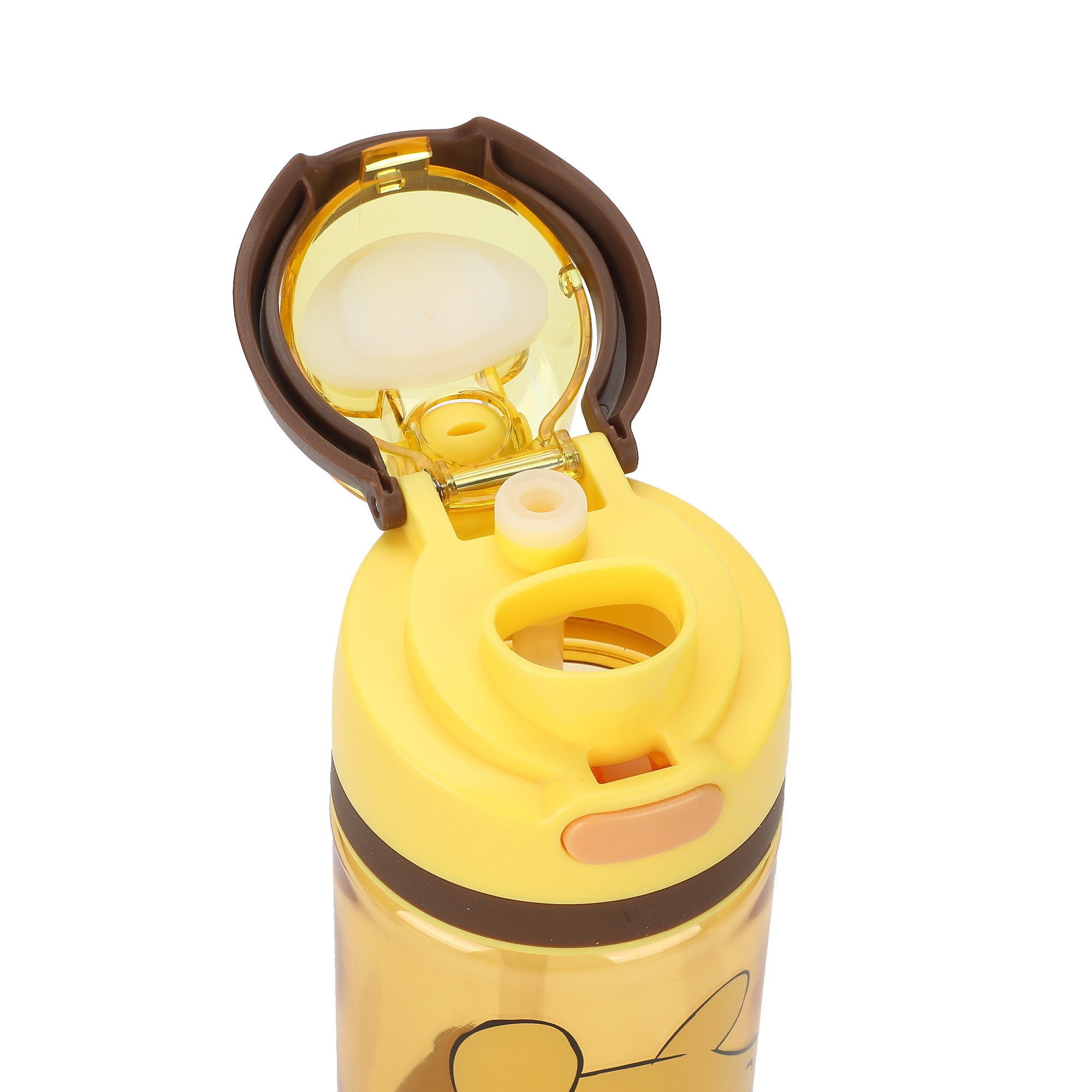 Winnie The Pooh Character Print 24 oz Plastic Water Bottle for School and Everyday Hydration