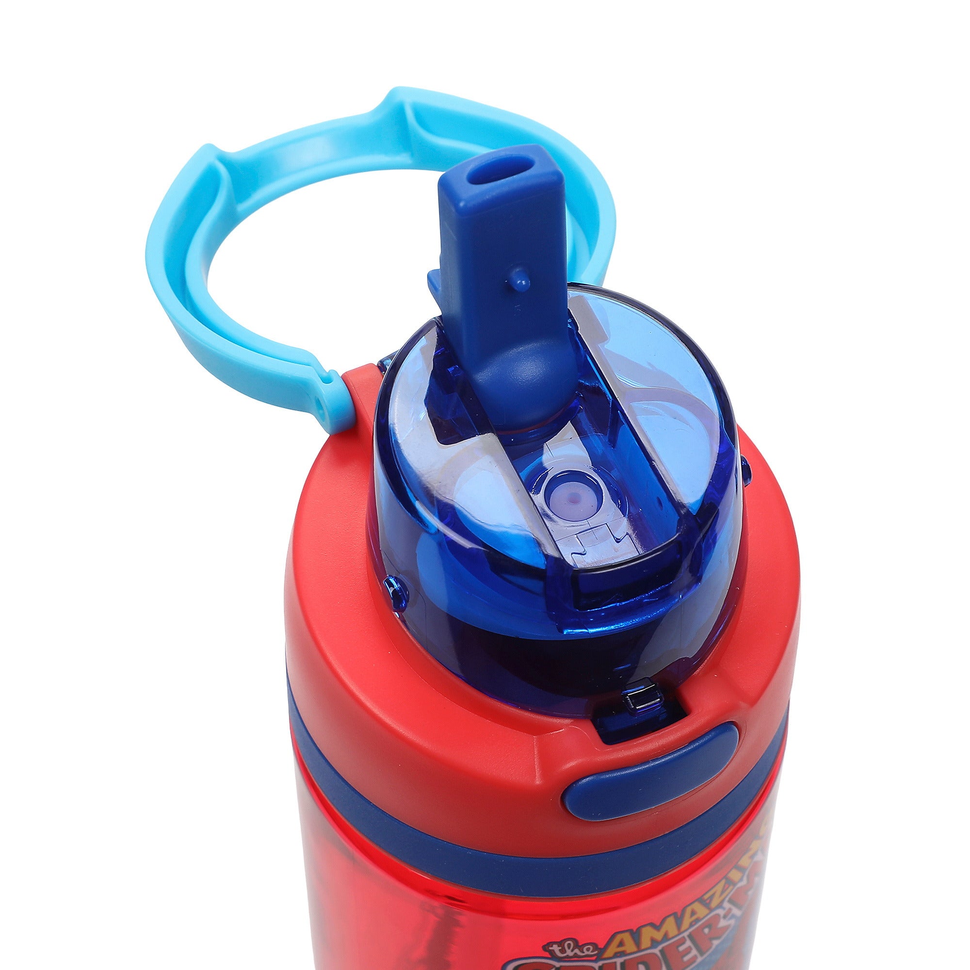 Spider-Man Classic The Amazing Spider-Man Red 24 Oz Plastic Water Bottle With Dual Spout Lid