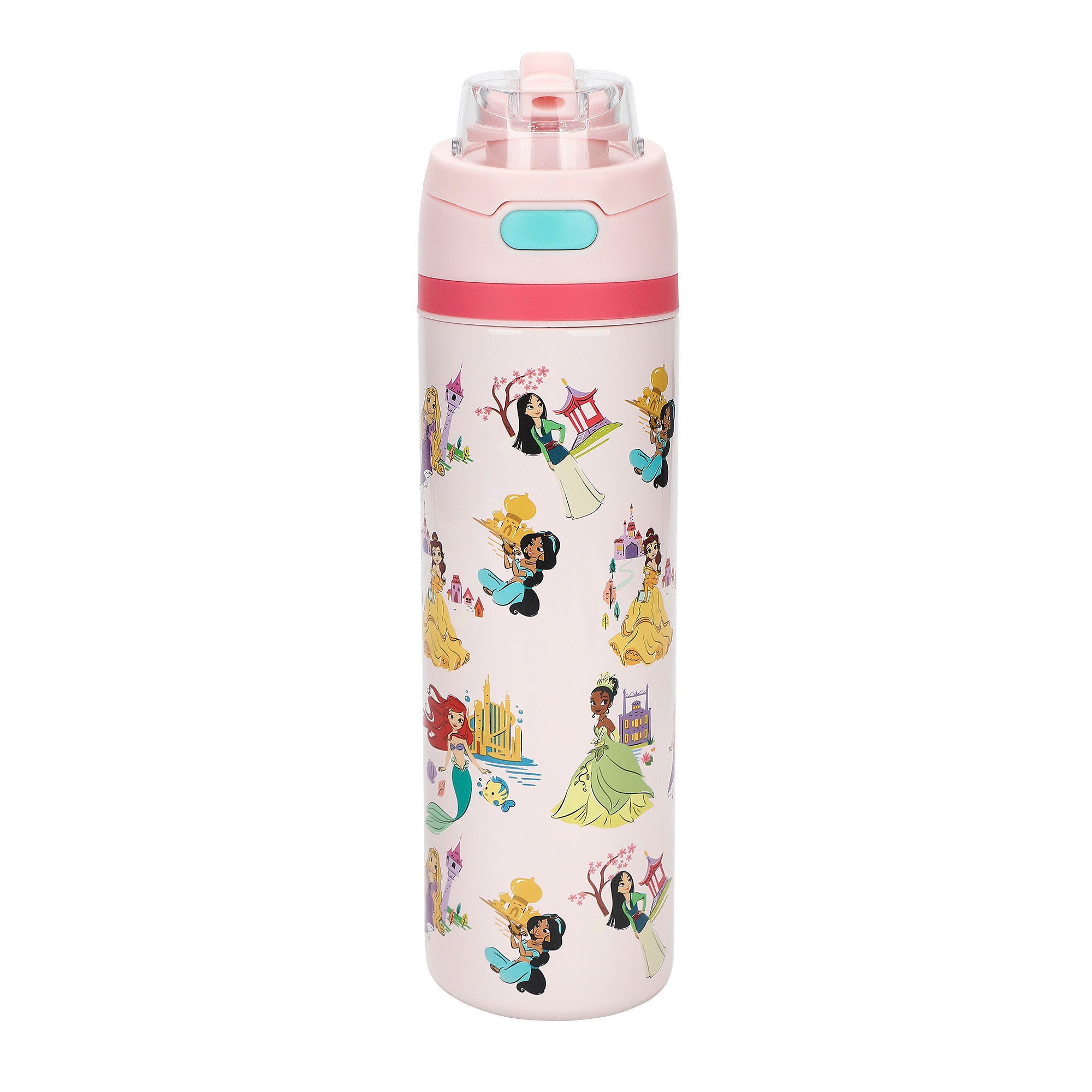 Disney Princess AOP 24 oz Stainless Steel Water Bottle