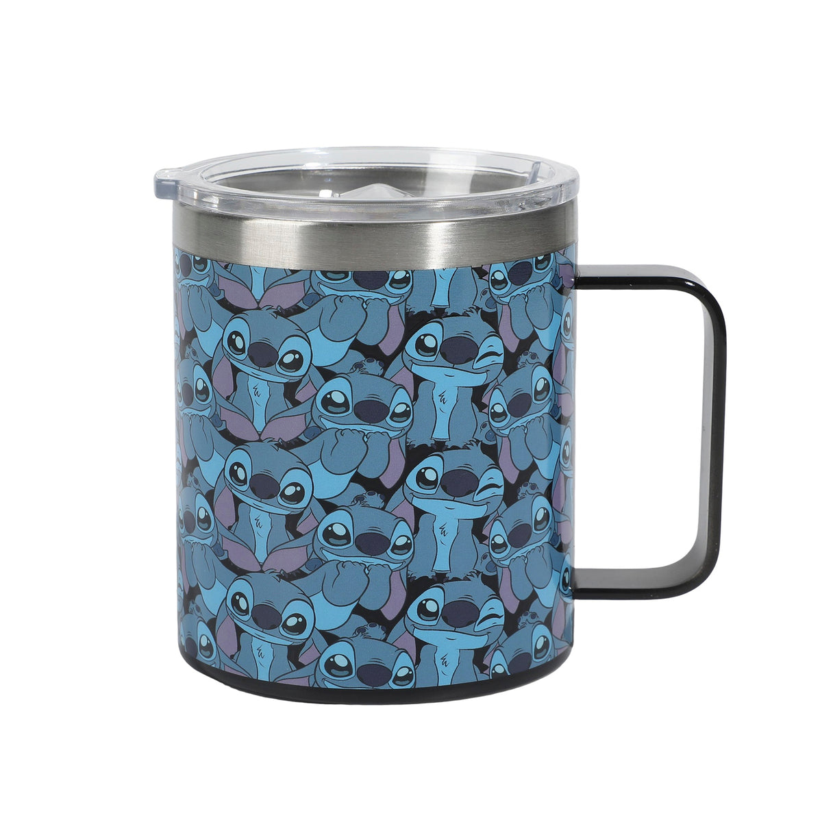 Lilo & Stitch AOP 14 oz Vacuum Sealed Blue Water Bottle