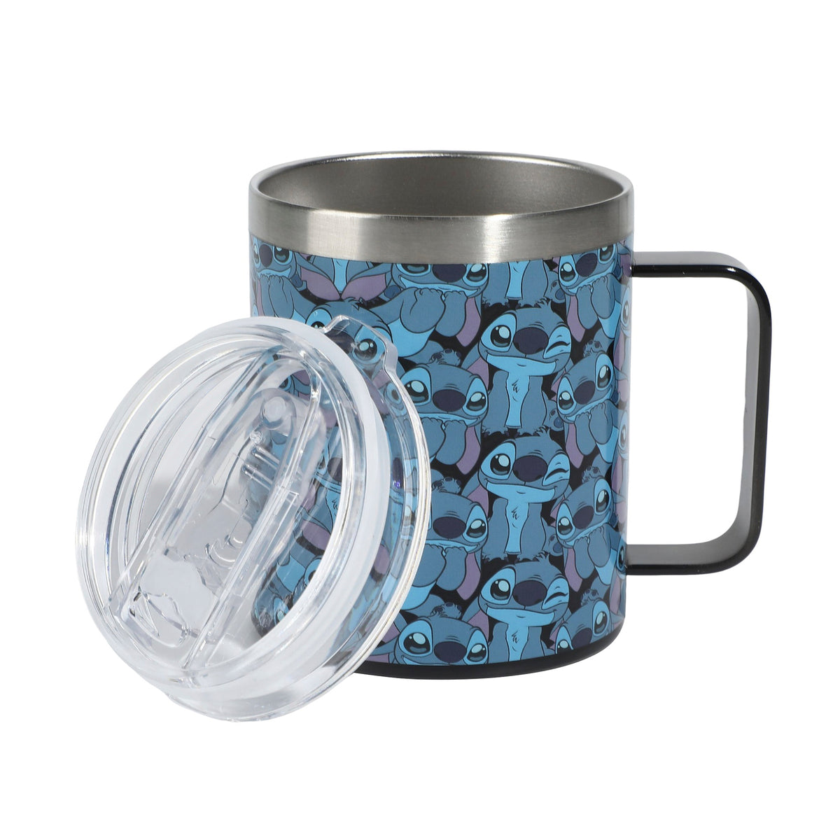 Lilo & Stitch AOP 14 oz Vacuum Sealed Blue Water Bottle
