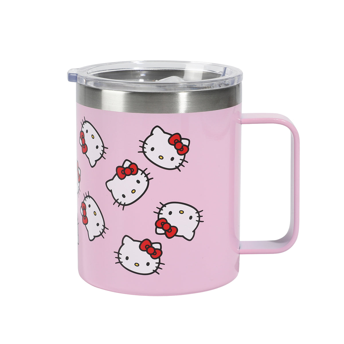 Hello Kitty Pink 14 oz Vacuum Sealed Stainless Steel Water Bottle