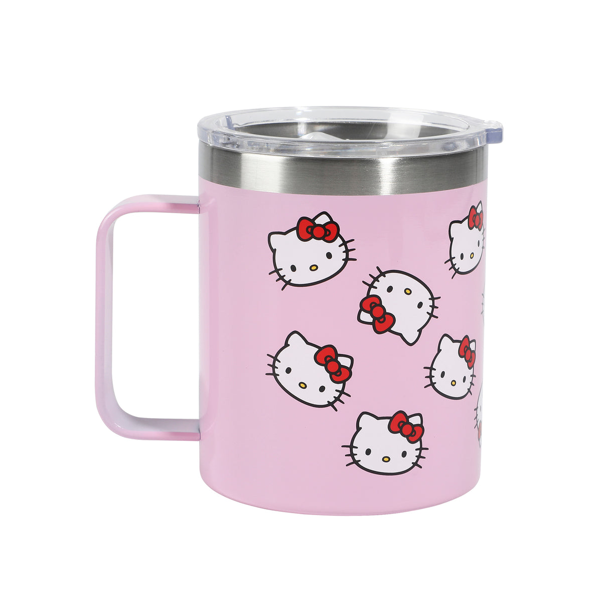 Hello Kitty Pink 14 oz Vacuum Sealed Stainless Steel Water Bottle