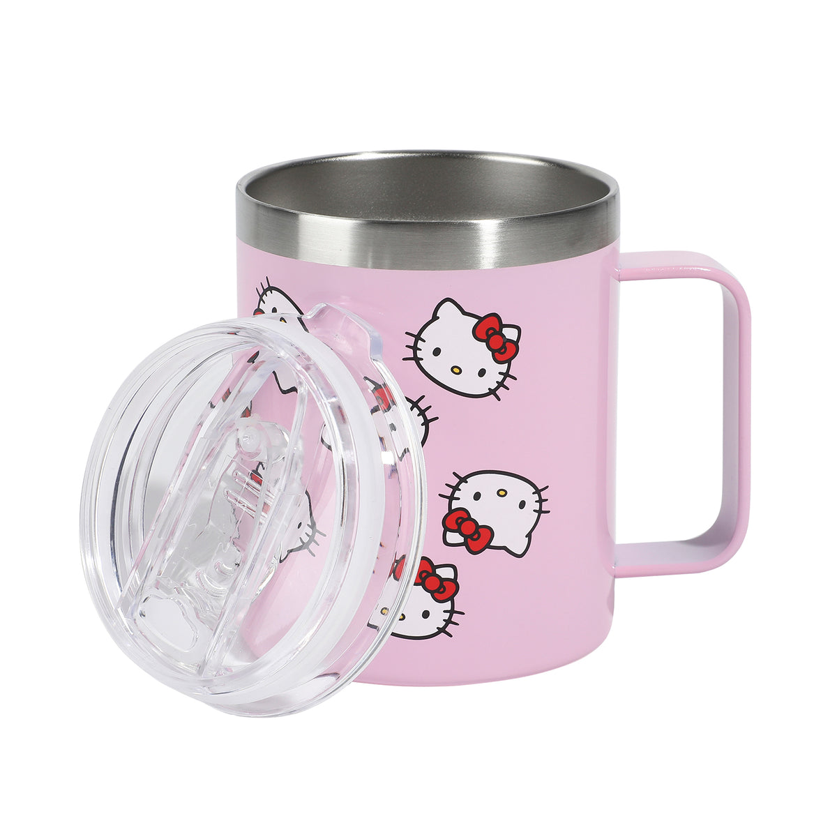 Hello Kitty Pink 14 oz Vacuum Sealed Stainless Steel Water Bottle