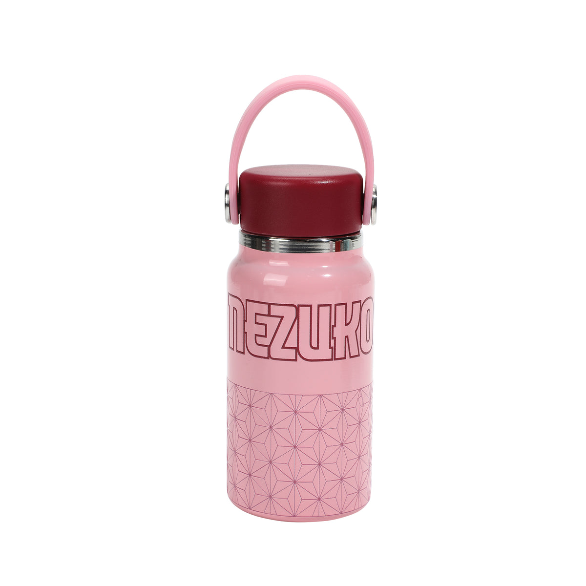 Demon Slayer Nezuko Mini Water Bottle Pink 6.7 oz