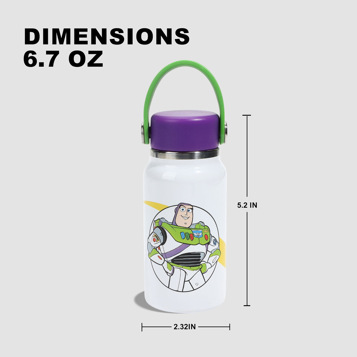 Toy Story Buzz Lightyear Mini Hydra Vacuum Sealed Water Bottle