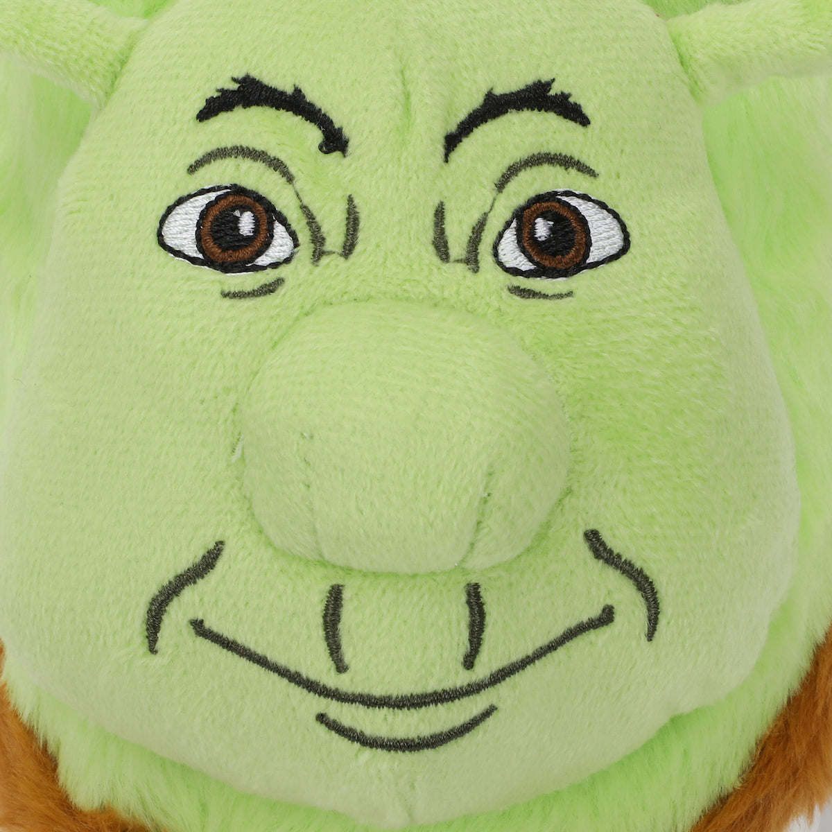 Shrek 3D Character Head Adult Brown & Green Slippers