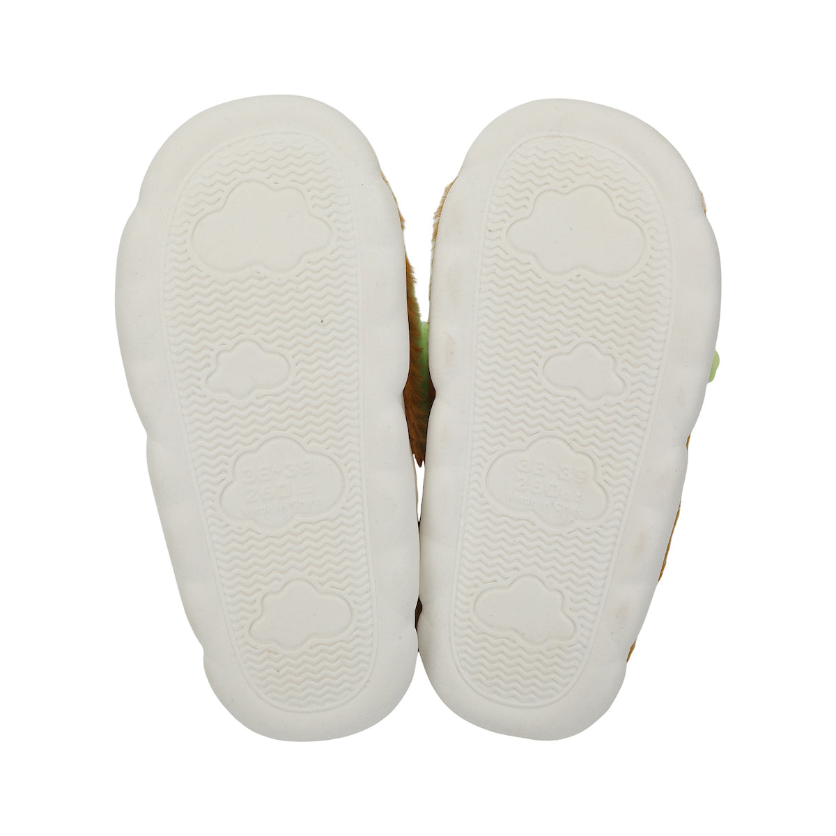 Shrek 3D Character Head Adult Brown & Green Slippers