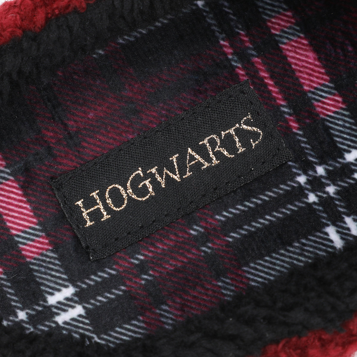 Harry Potter Hogwarts Crest Adult Red Scuff  Slippers