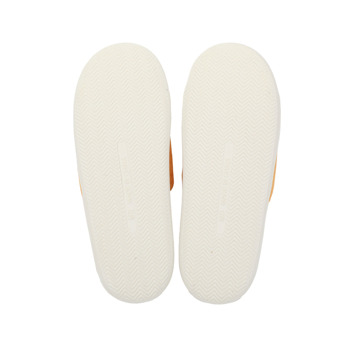 Orange Crush Orange Plant Adult Brown Open-Toed Slide Slippers