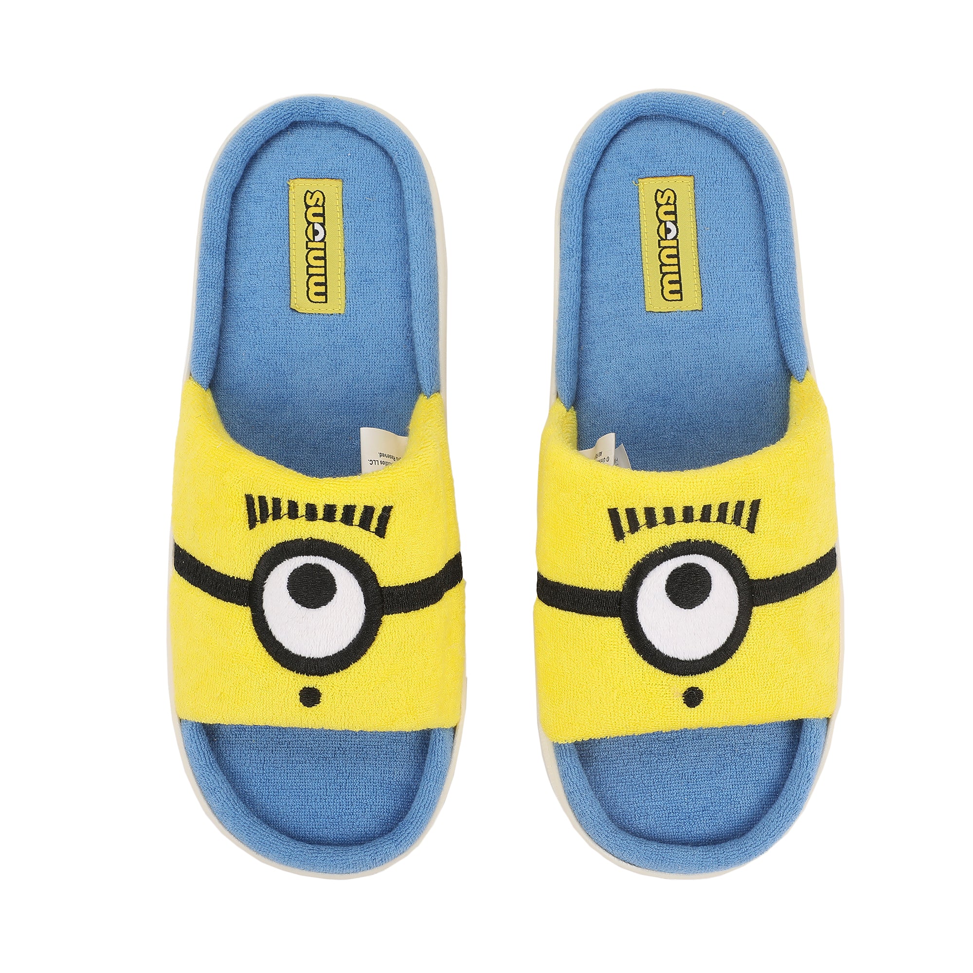 Minions Big Face Carl Men's Open Toe Slipper